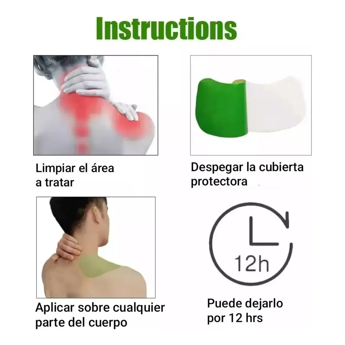 PACK DE 10 PARCHES ADHESIVOS CORPORALES - 4