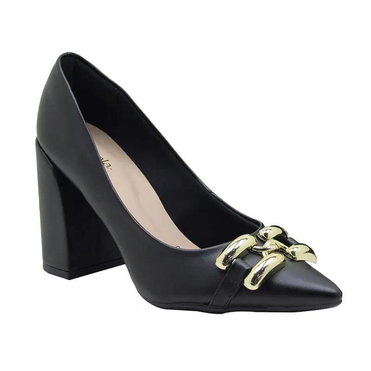 ZAPATO MUJER MIKAELA VESTIR PRETO 20375-02 32328 - 1