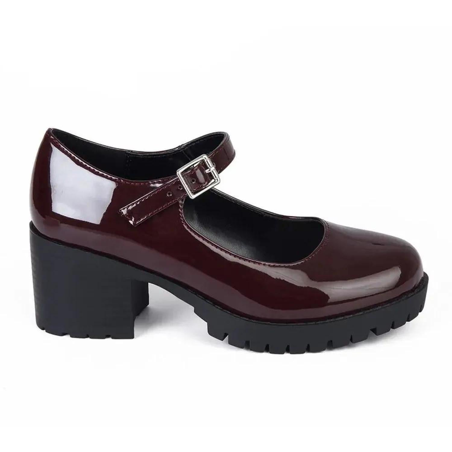 MOCASIN MUJER STHEF BURGUNDY 7896 - 1