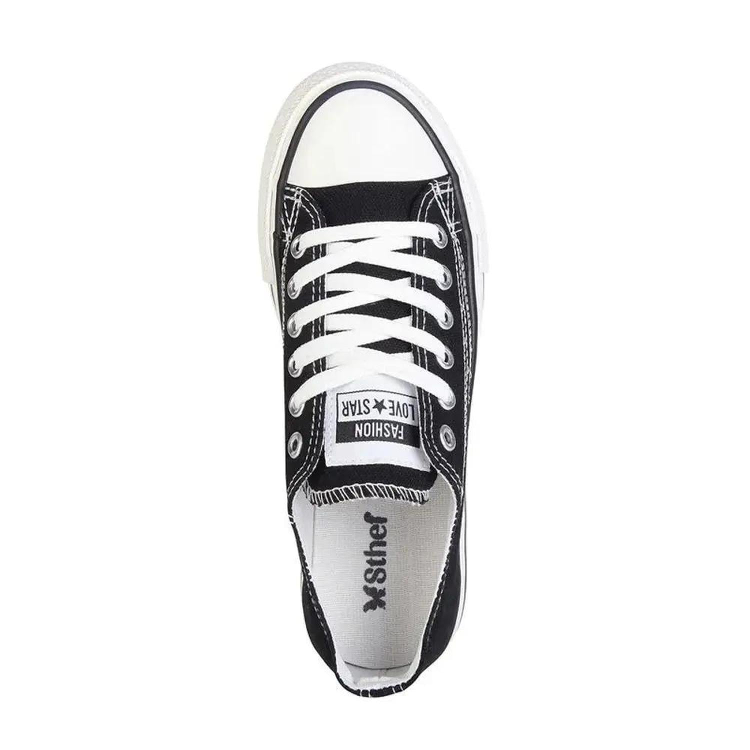 ZAPATILLA MUJER STHEF CASUAL NEGRO 8079 NEGRO 1123453 - 4