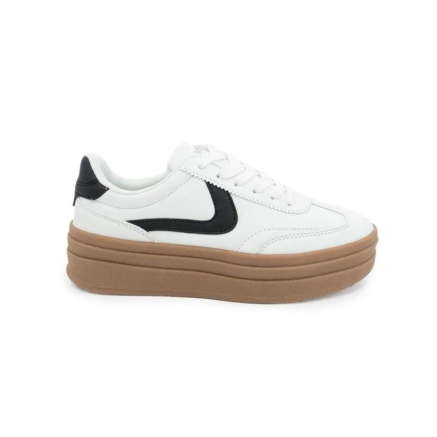 ZAPATILLA MUJER STHEF CASUAL WHITE 8131 - 1