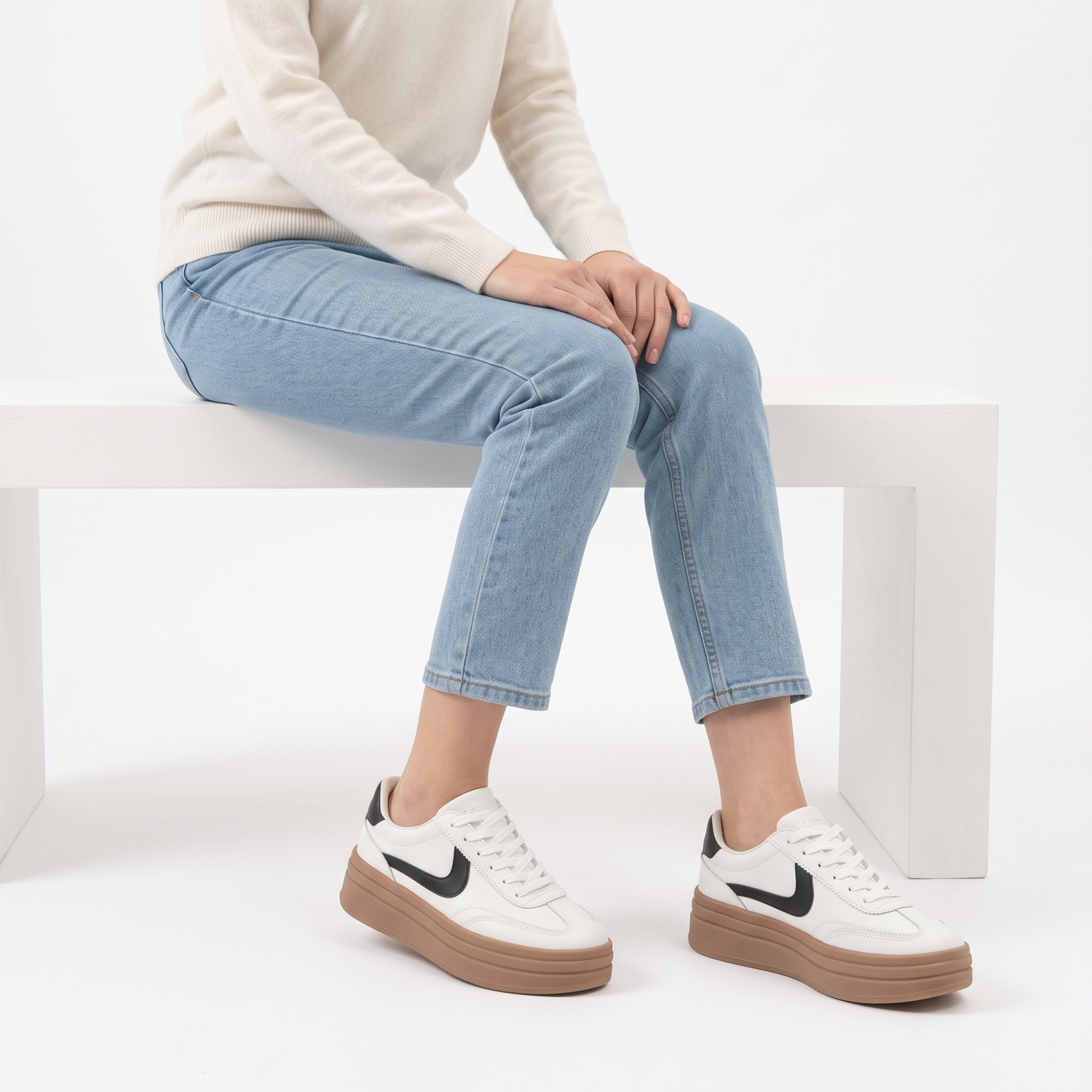 ZAPATILLA MUJER STHEF CASUAL WHITE 8131 BLANCO 1128993 - 8