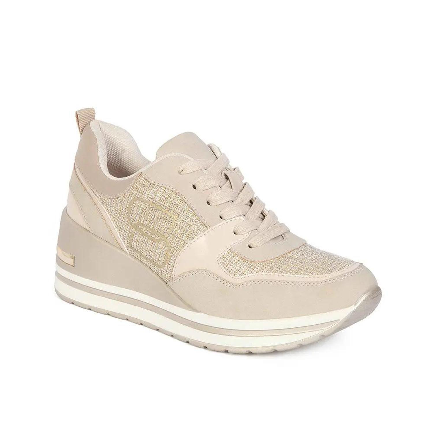 ZAPATILLA MUJER STHEF CASUAL DORADO 8114 - 1