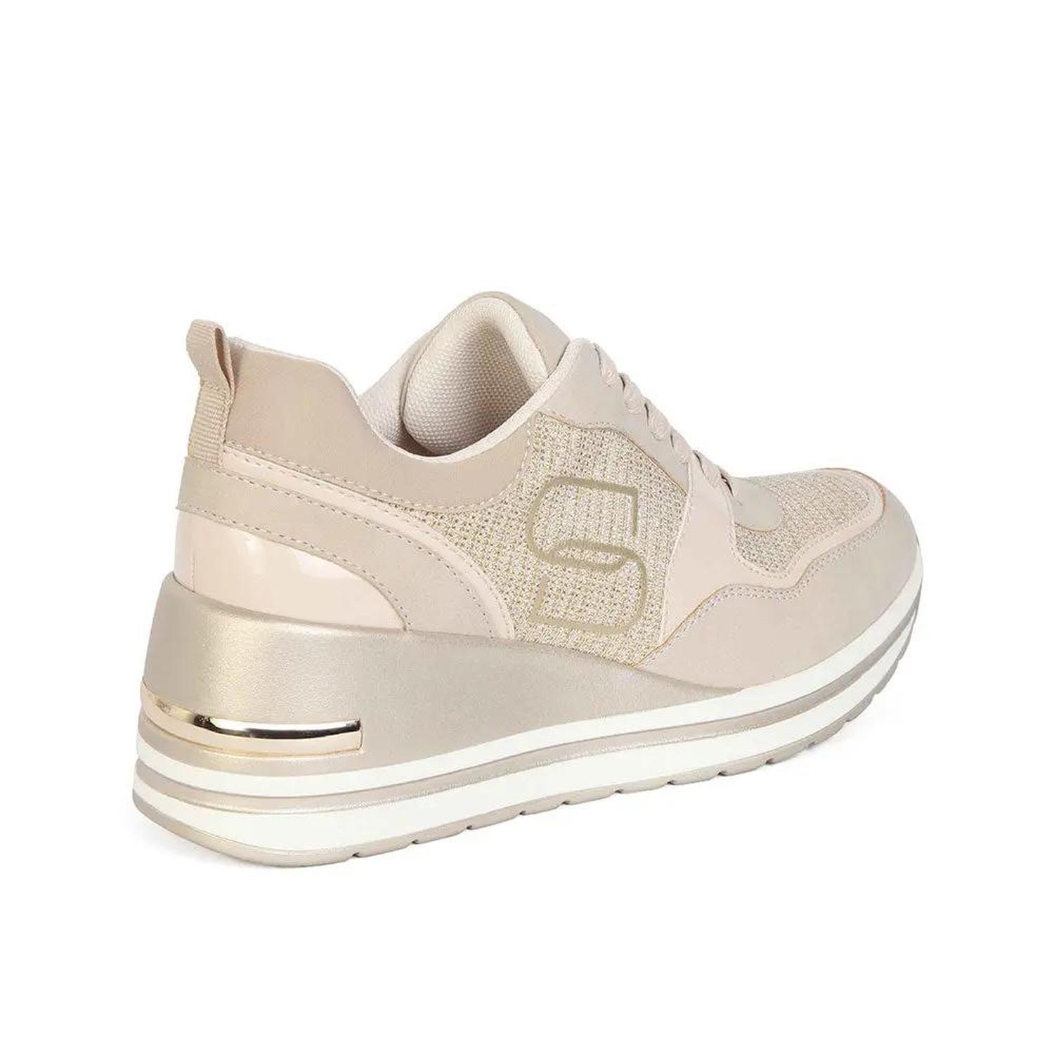 ZAPATILLA MUJER STHEF CASUAL DORADO 8114 - 3