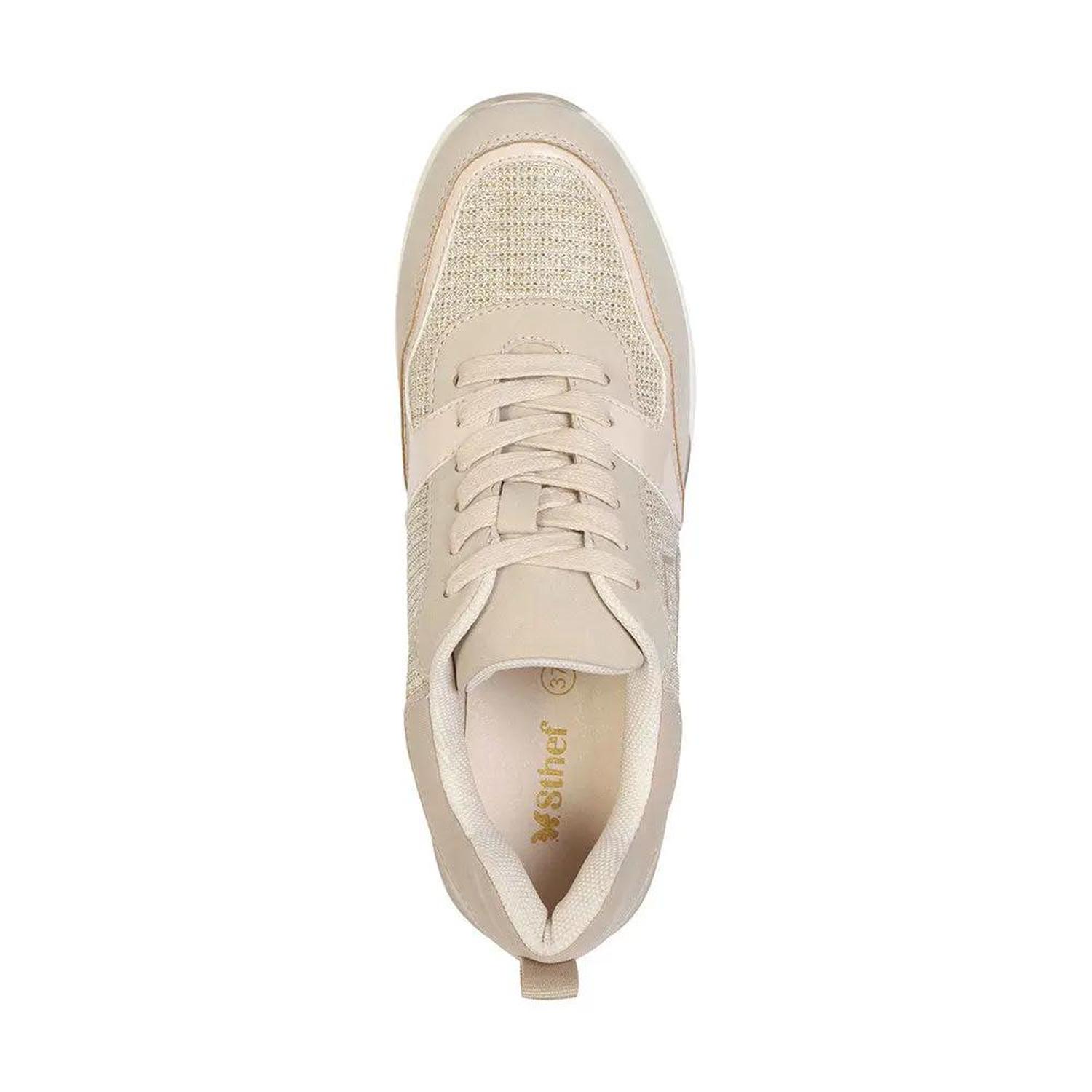 ZAPATILLA MUJER STHEF CASUAL DORADO 8114 - 4