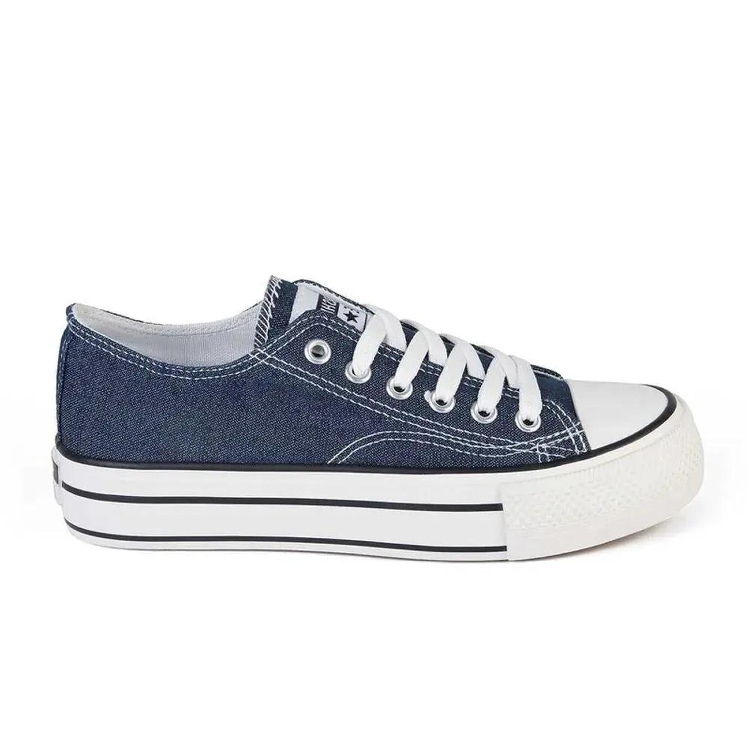 ZAPATILLA MUJER STHEF CASUAL JEANS AZUL 8080 - 1