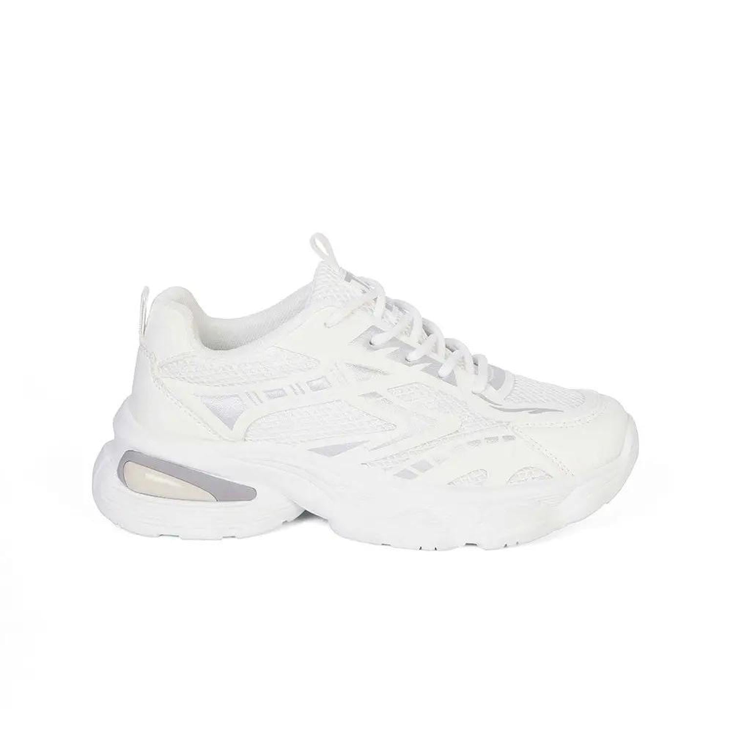 ZAPATILLA MUJER STHEF TRENDY BLANCO/PLATA 8125 - 1