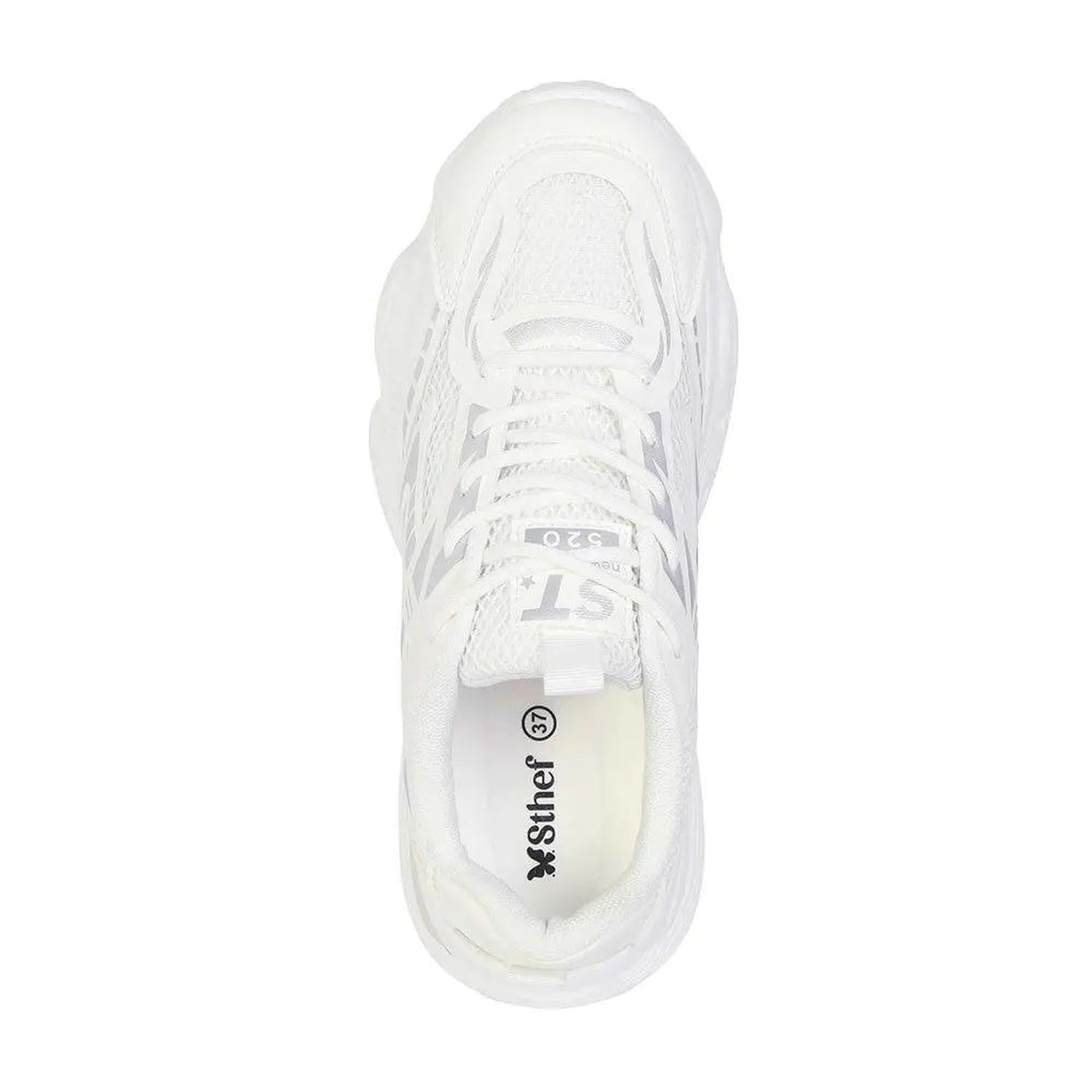 ZAPATILLA MUJER STHEF TRENDY BLANCO/PLATA 8125 BLANCO 1129026 - 4
