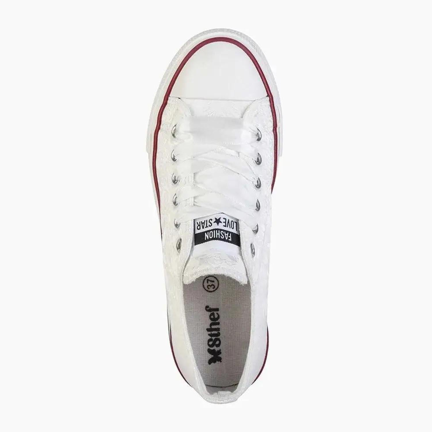 ZAPATILLA MUJER STHEF CASUAL BLANCO 8078 BLANCO 1123448 - 4