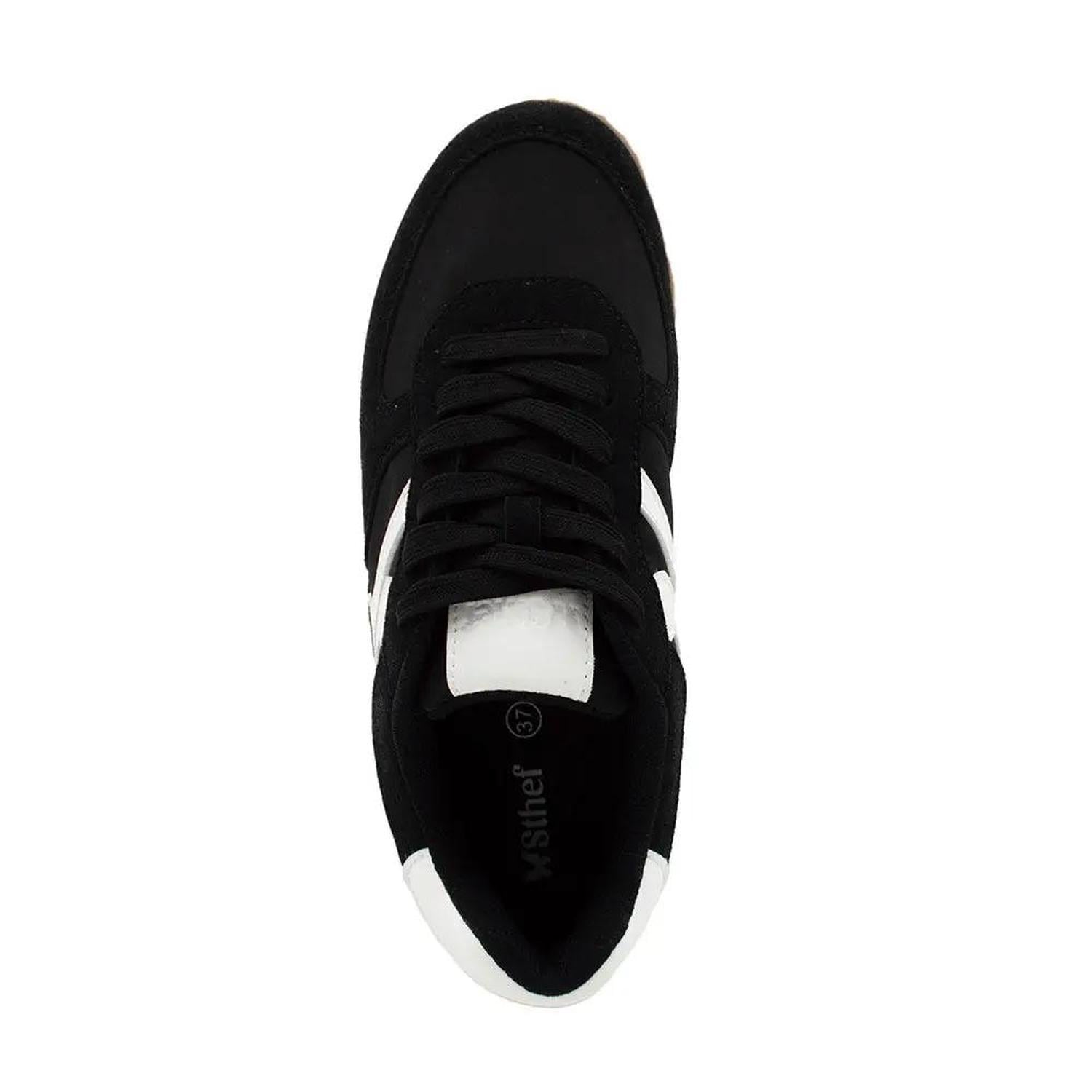 ZAPATILLA MUJER STHEF CASUAL BLACK 8133 NEGRO 1129009 - 4