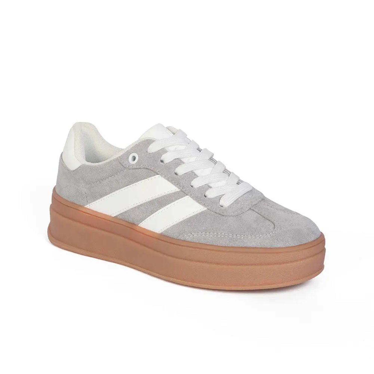 ZAPATILLA MUJER STHEF CASUAL GRIS 8129 GRIS 1128980 - 1