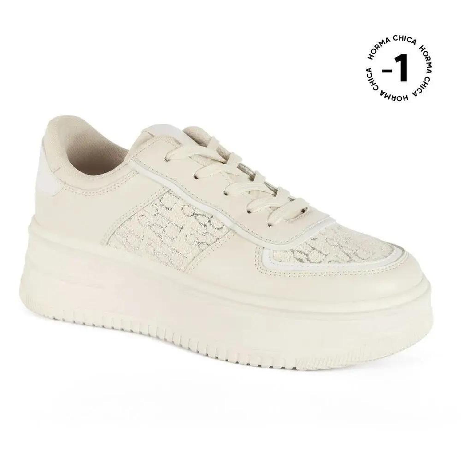ZAPATILLAS PARA MUJER 7562 BEIGE-STHEF BEIGE 1088789 - 3