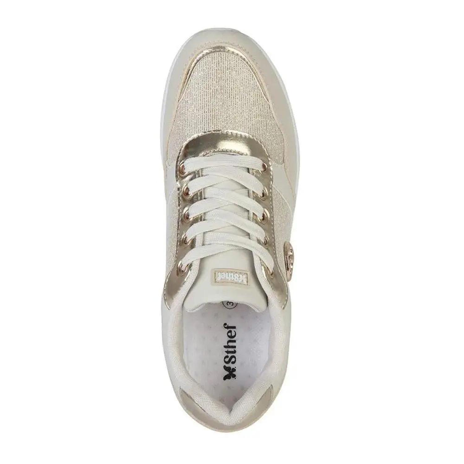 ZAPATILLA MUJER STHEF TRENDY BEIGE 7910 BEIGE 1114301 - 4