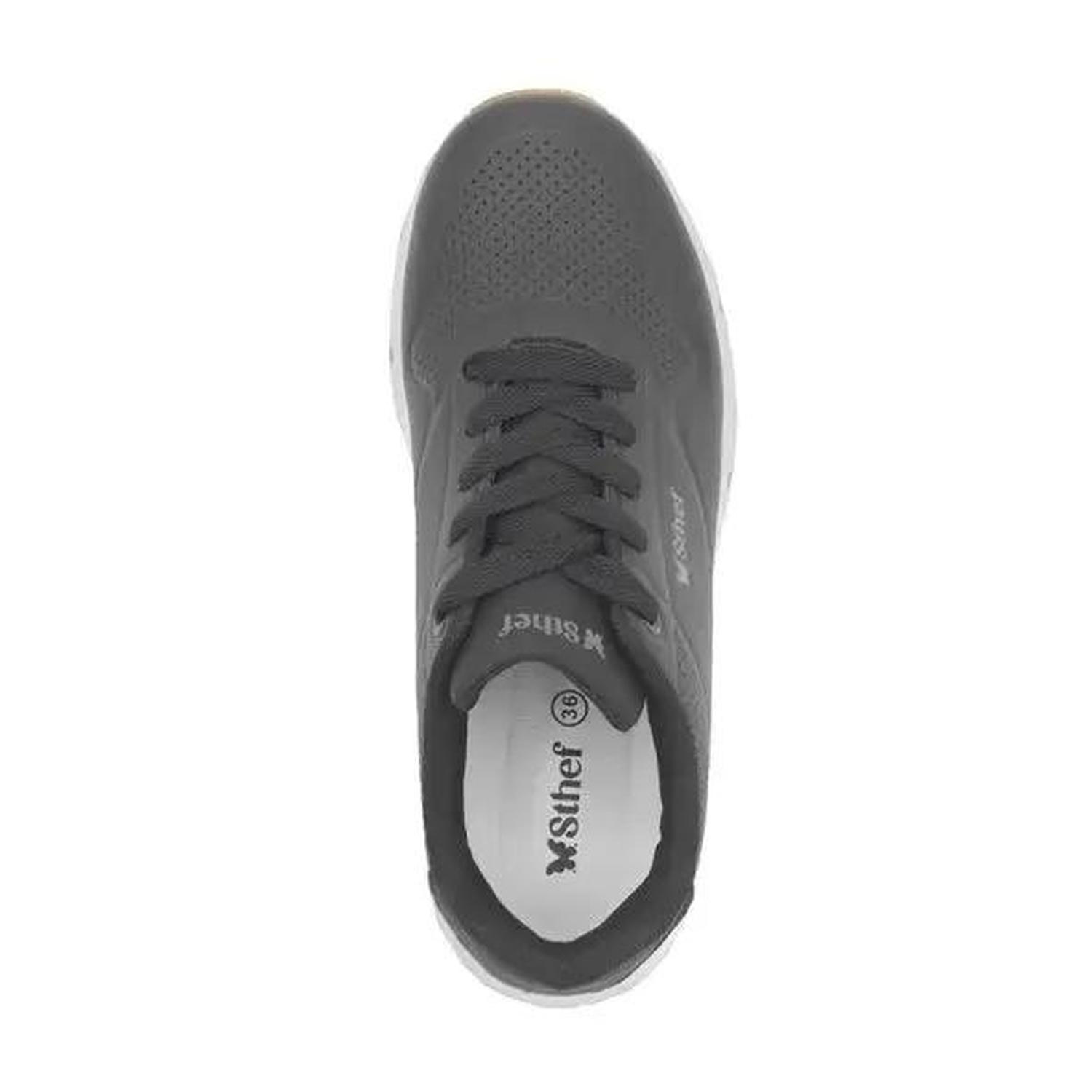 ZAPATILLA MUJER STHEF TRENDY NEGRO CON BLANCO 7911 - 4