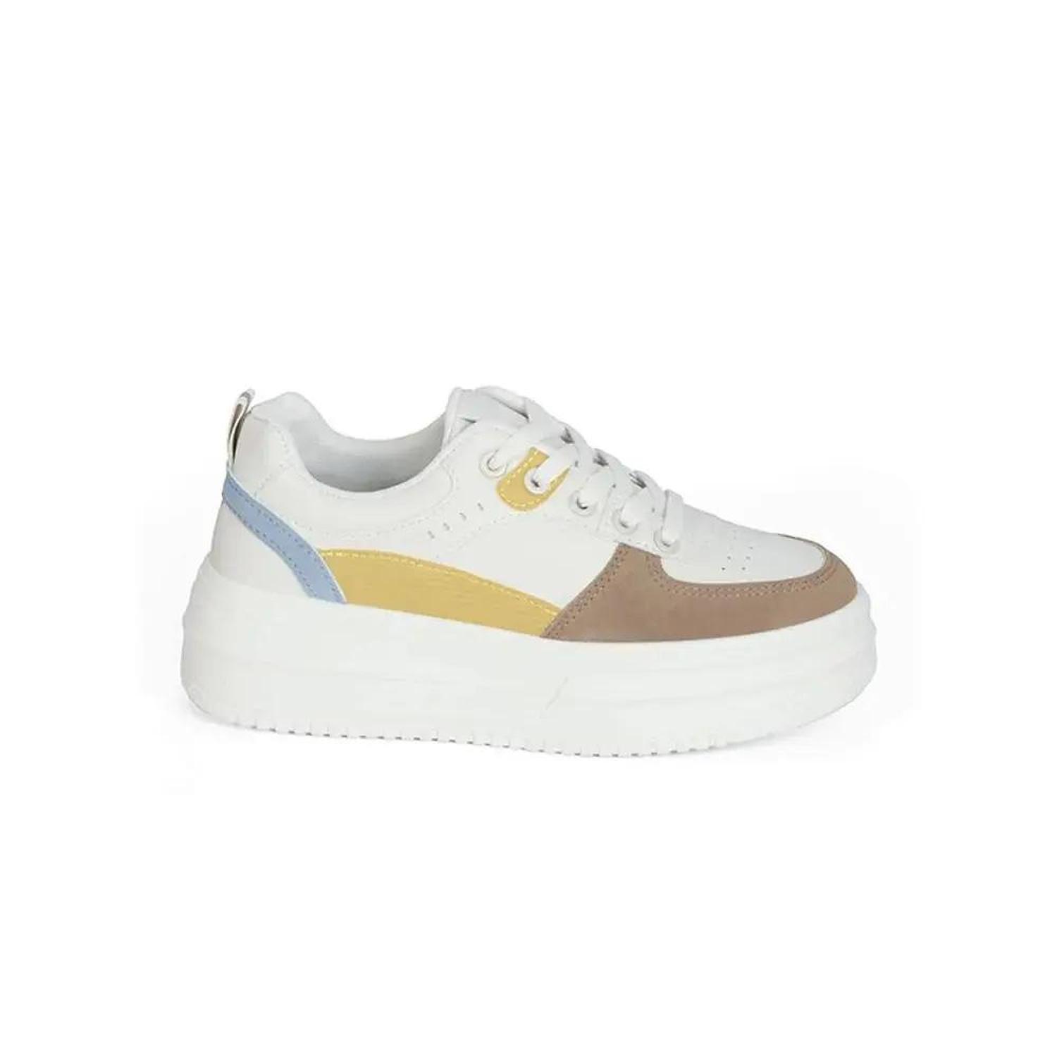 ZAPATILLA MUJER STHEF URBANA AMARILLO 7698 - 1