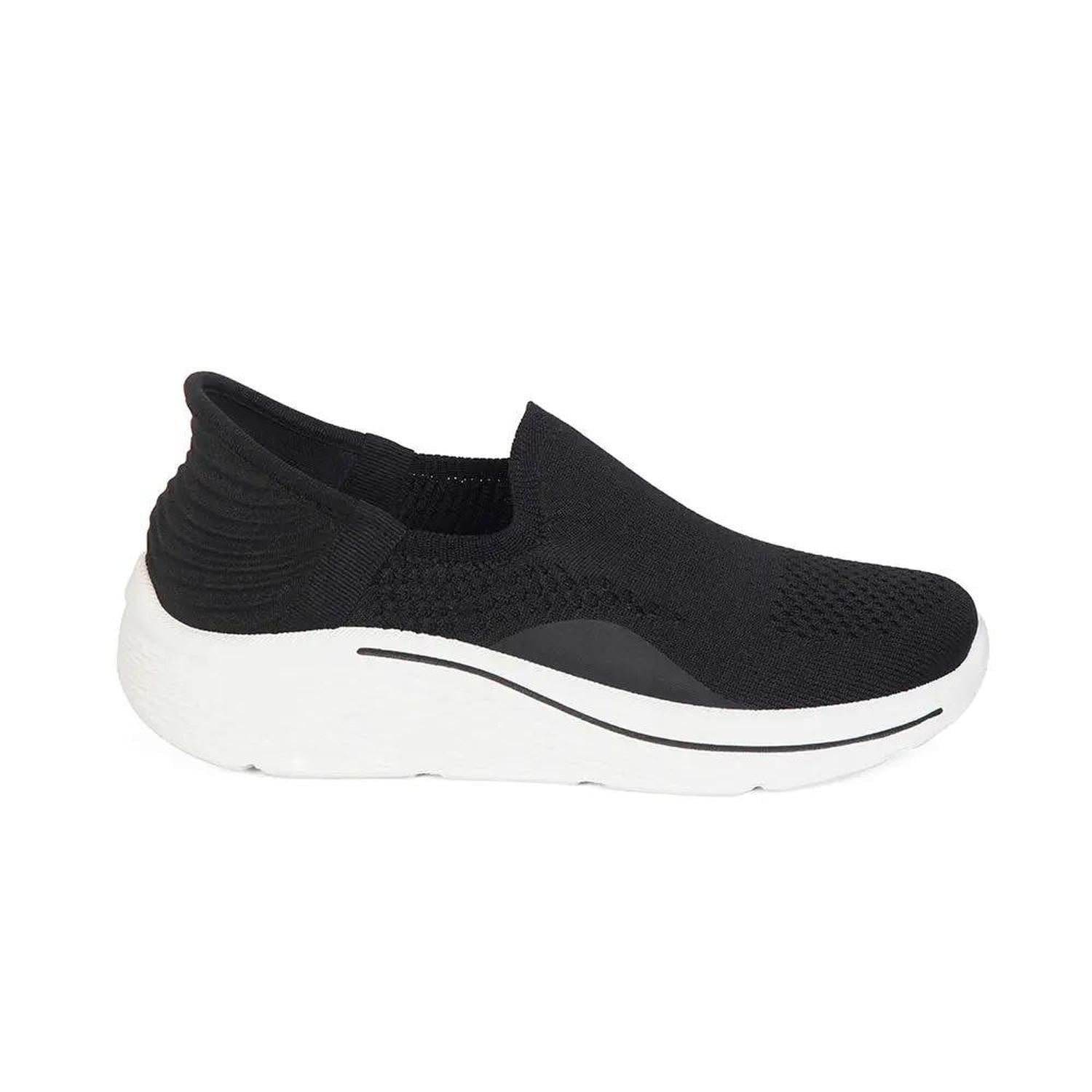 ZAPATILLA MUJER STHEF CASUAL NEGRO CON BLANCO 8128 - 1