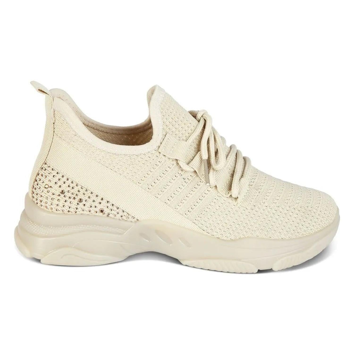 ZAPATILLAS SPORT MUJER7676 BEIGE-STHEF - 1