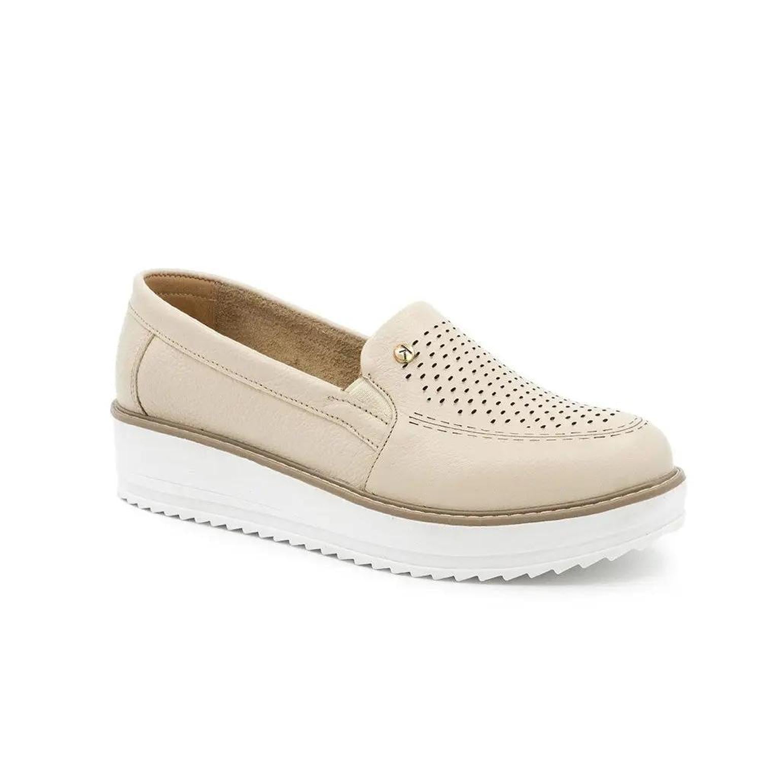 ZAPATO MUJER MIKAELA CASUAL VAINILLA MS832 BEIGE 1135422 - 3