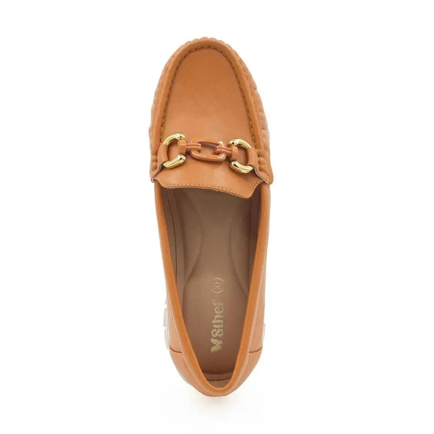 MOCASIN MUJER STHEF CAMEL 8118 MARRÓN 1128863 - 4