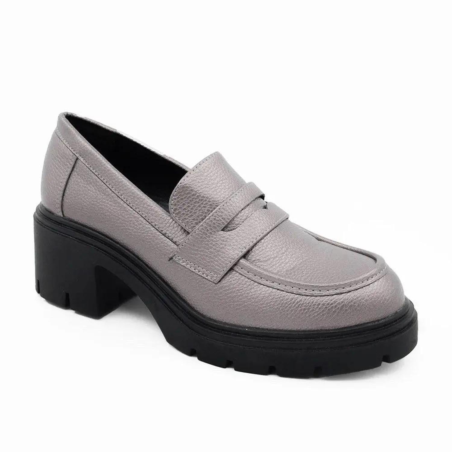 MOCASIN MUJER STHEF PEWTER 8120 GRIS 1128882 - 1