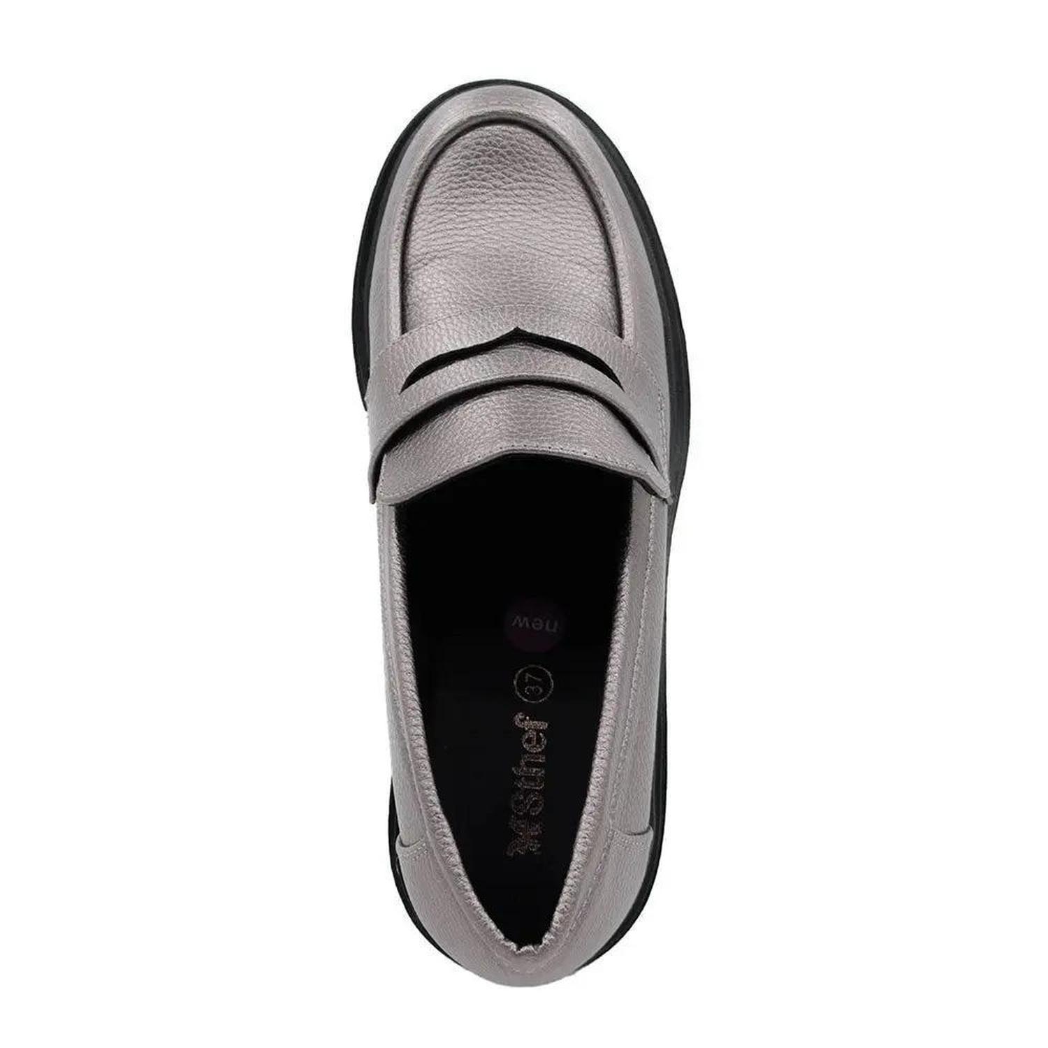 MOCASIN MUJER STHEF PEWTER 8120 GRIS 1128883 - 4