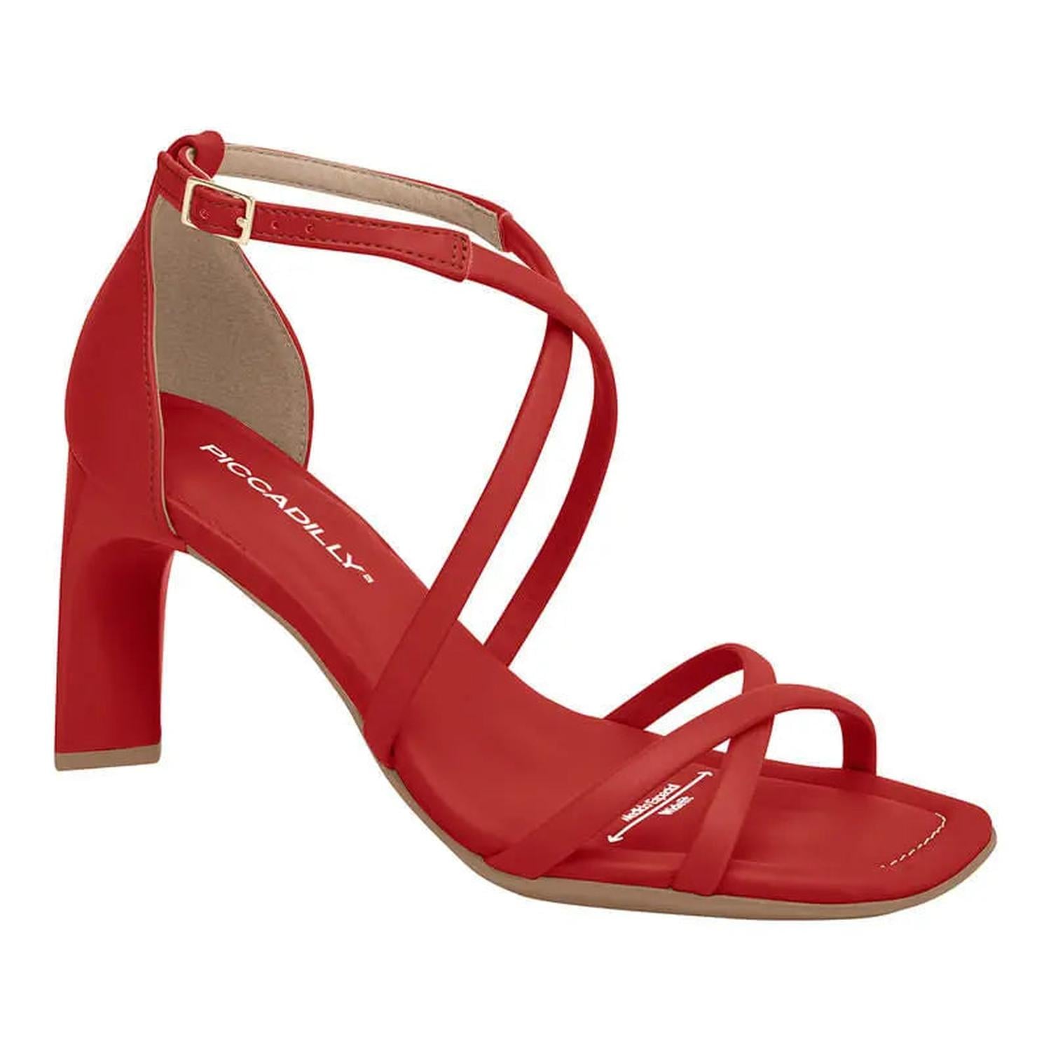 ZAPATO MUJER PICCADILLY VESTIR VERMELHO 65500700000023 - 1