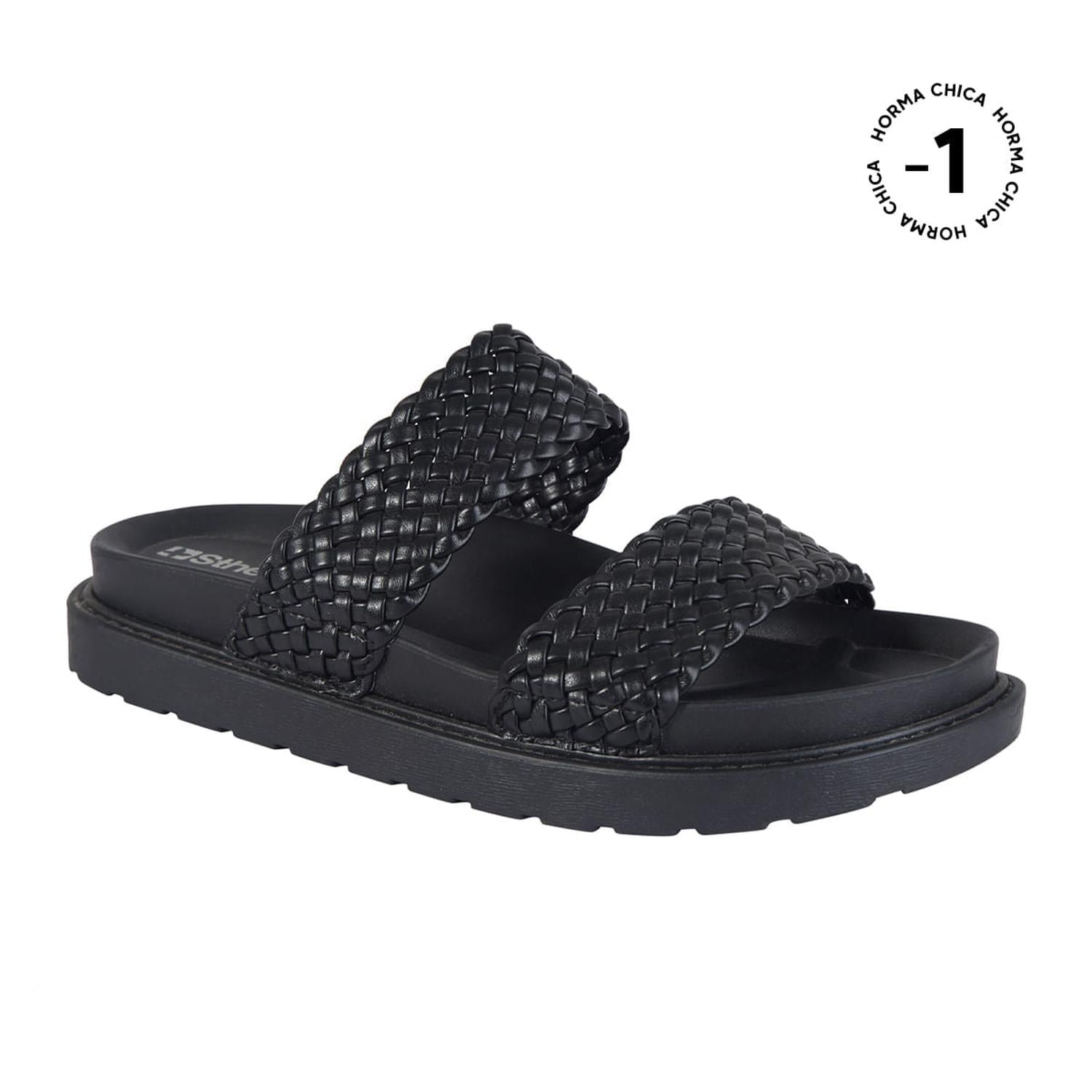 SANDALIAS PARA MUJER 7510 NEGRO - 1