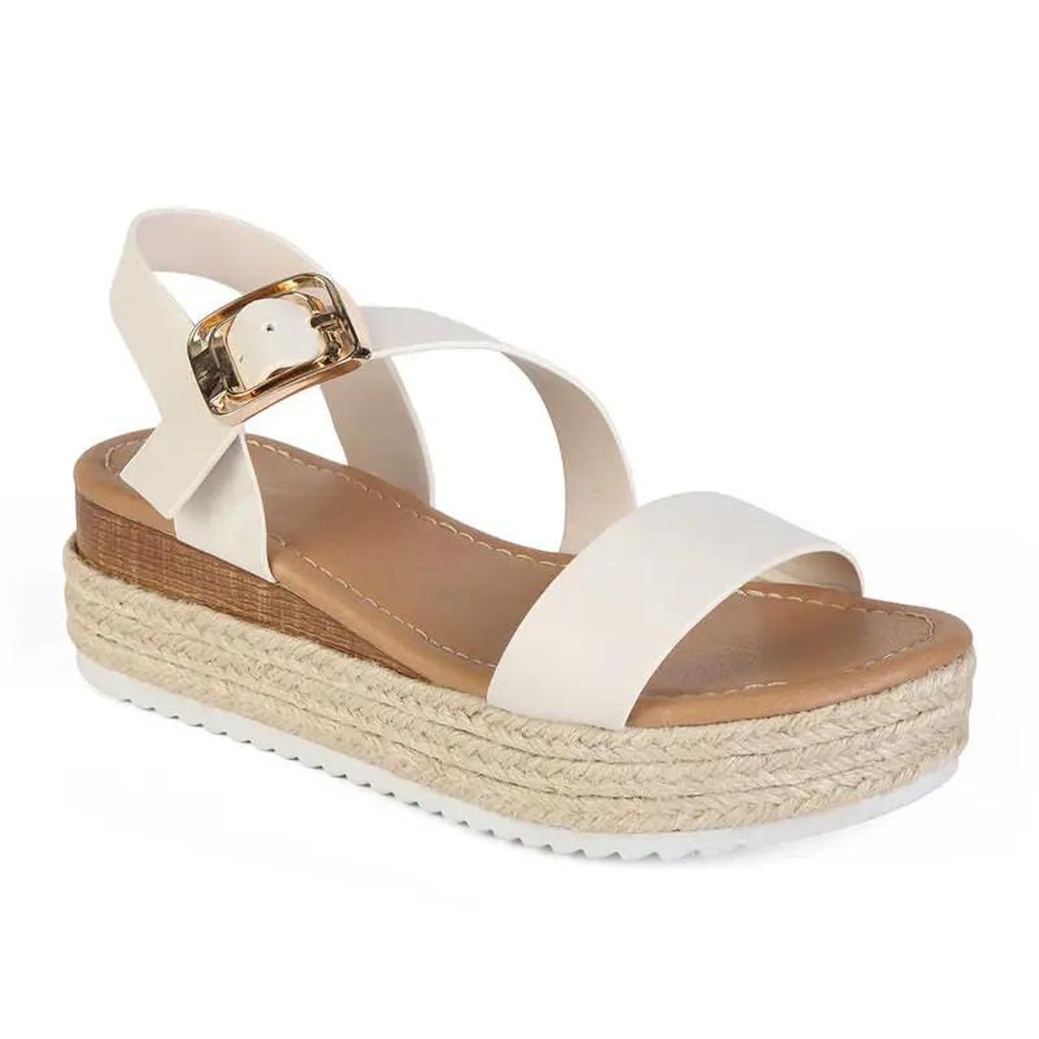SANDALIA MUJER STHEF CASUAL BEIGE 8043 - 1
