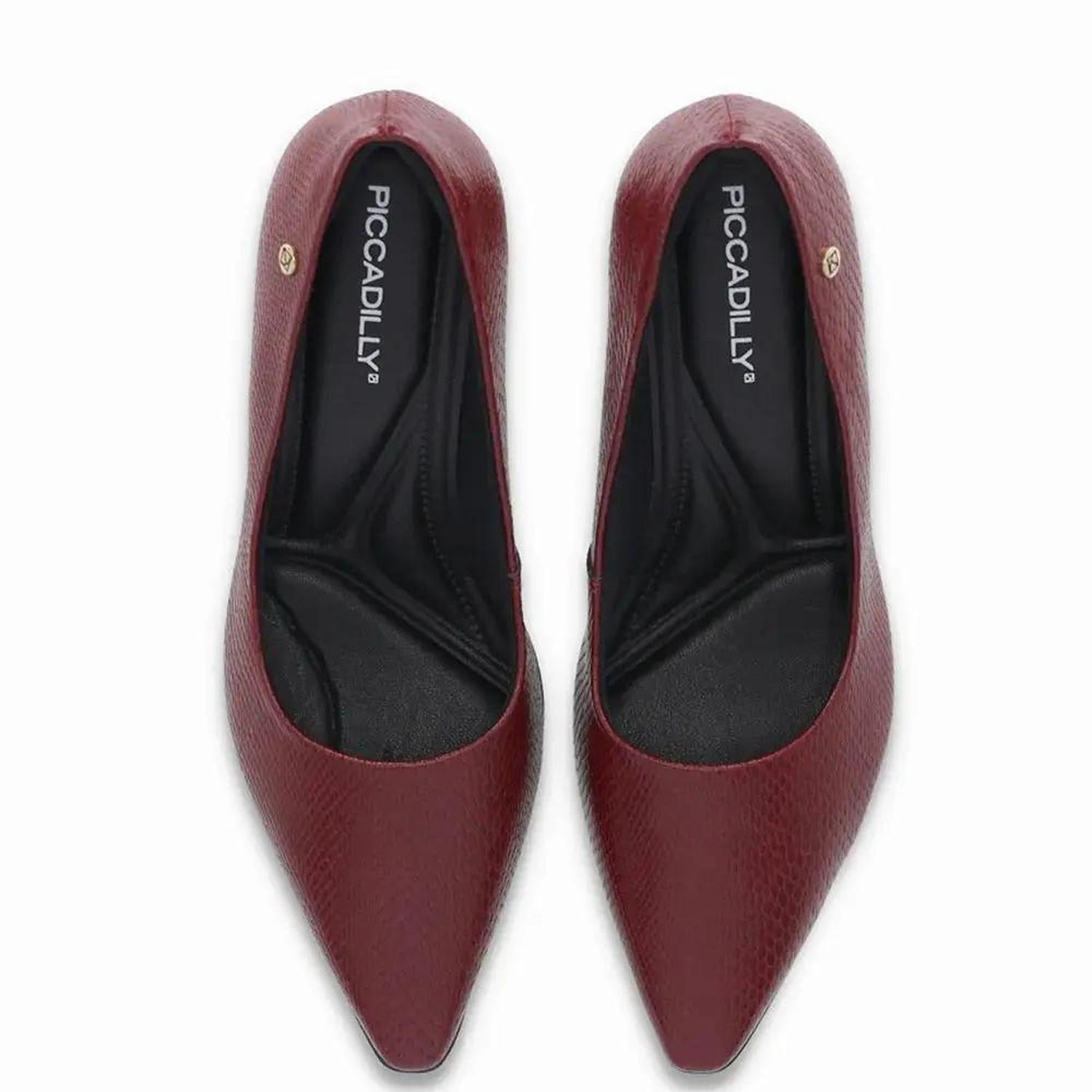 ZAPATO MUJER PICCADILLY VESTIR VINHO 76400100000035 COLOR 1134579 - 2