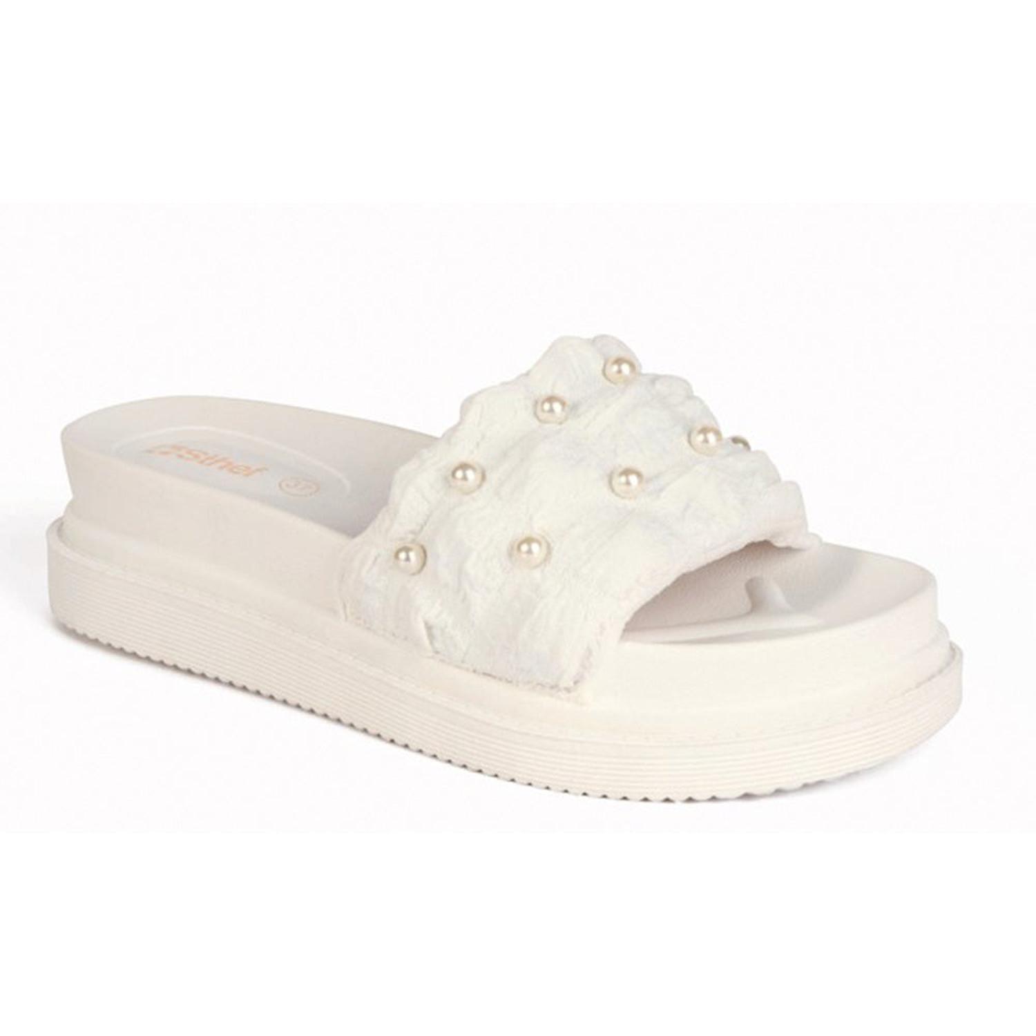 SANDALIA MUJER STHEF CASUAL BLANCO 7842 - 1