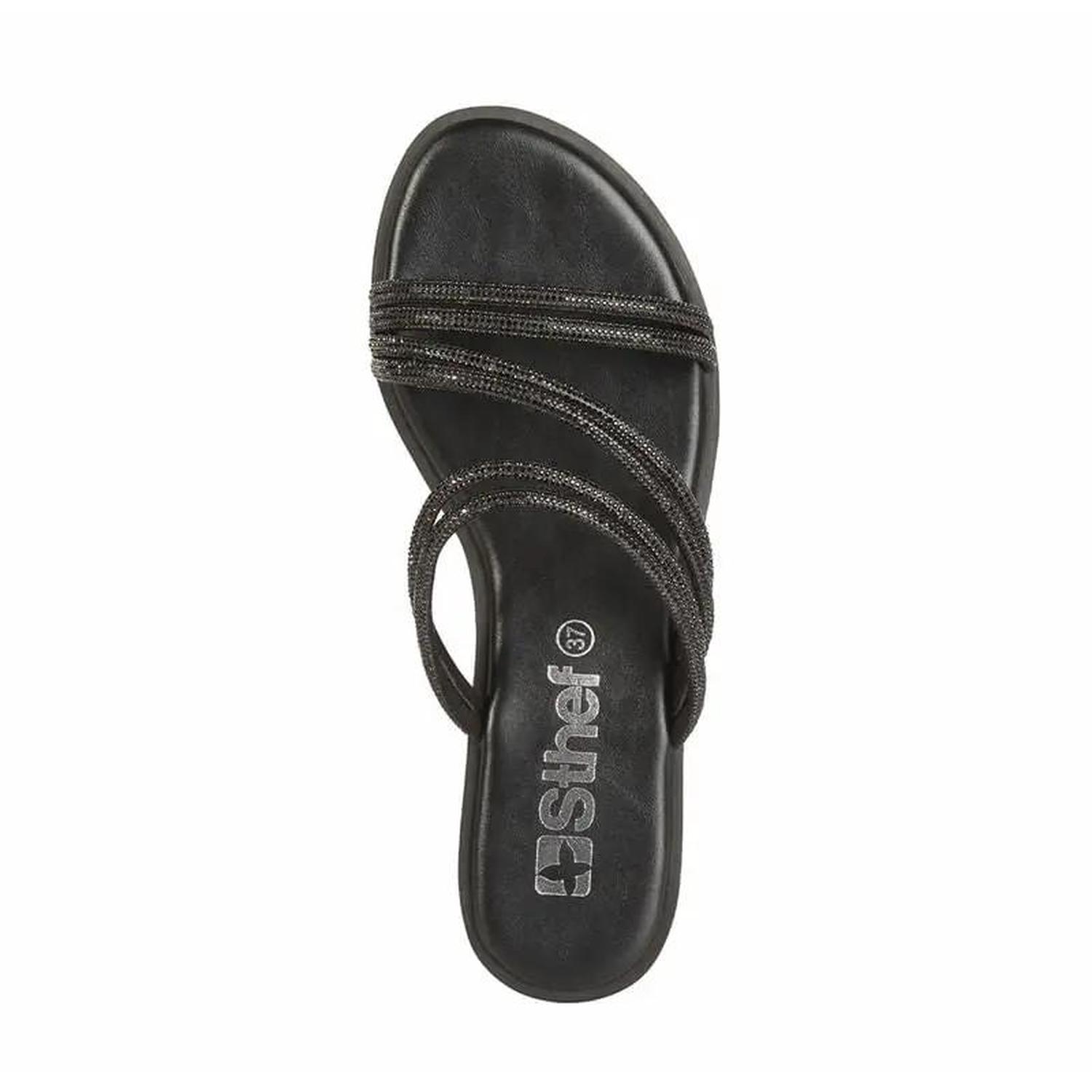 SANDALIA MUJER STHEF CASUAL NEGRO 7859 COLOR NEGRO - 1107195 - 4