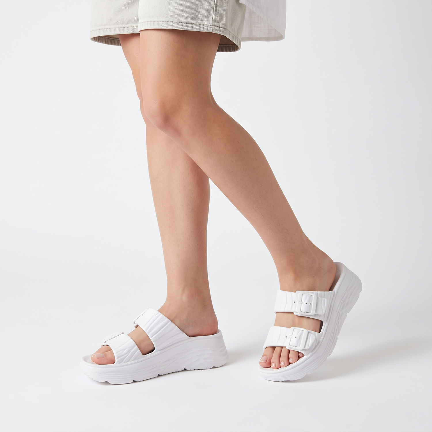 SANDALIA MUJER STHEF CASUAL BLANCO 7888 COLOR BLANCO - 1108422 - 2
