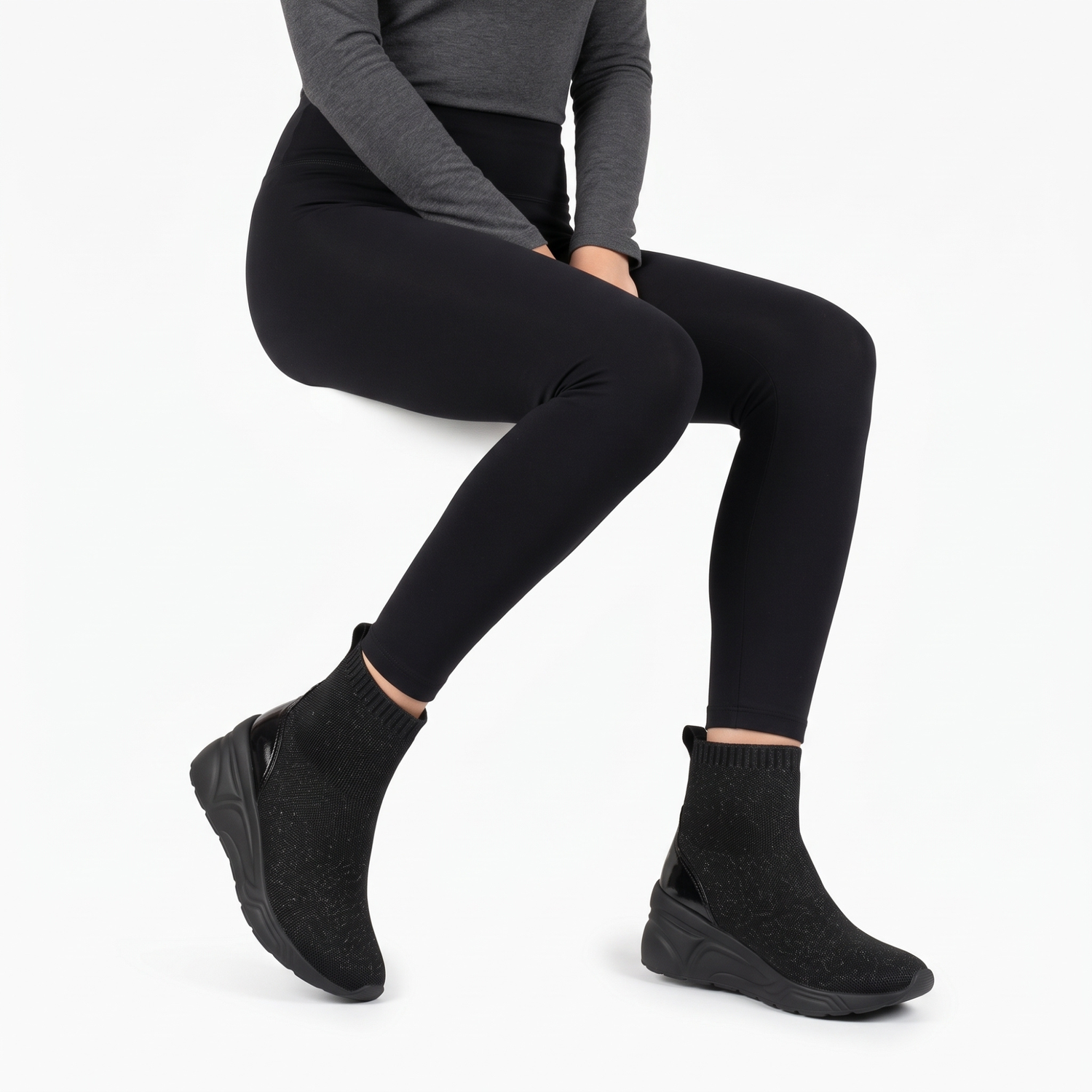 ZAPATILLA MUJER STHEF TRENDY NEGRO 7602 COLOR 1097568 - 3