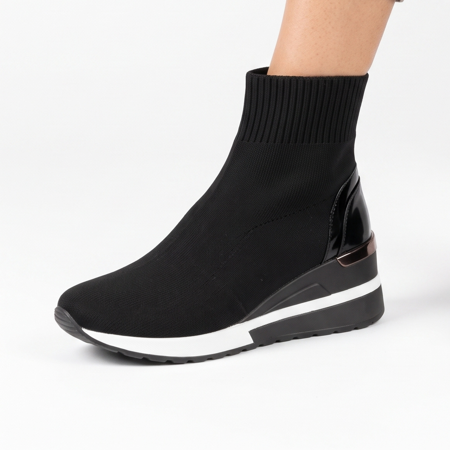ZAPATILLA MUJER STHEF TRENDY NEGRO 7460 COLOR NEGRO - 1082686 - 3