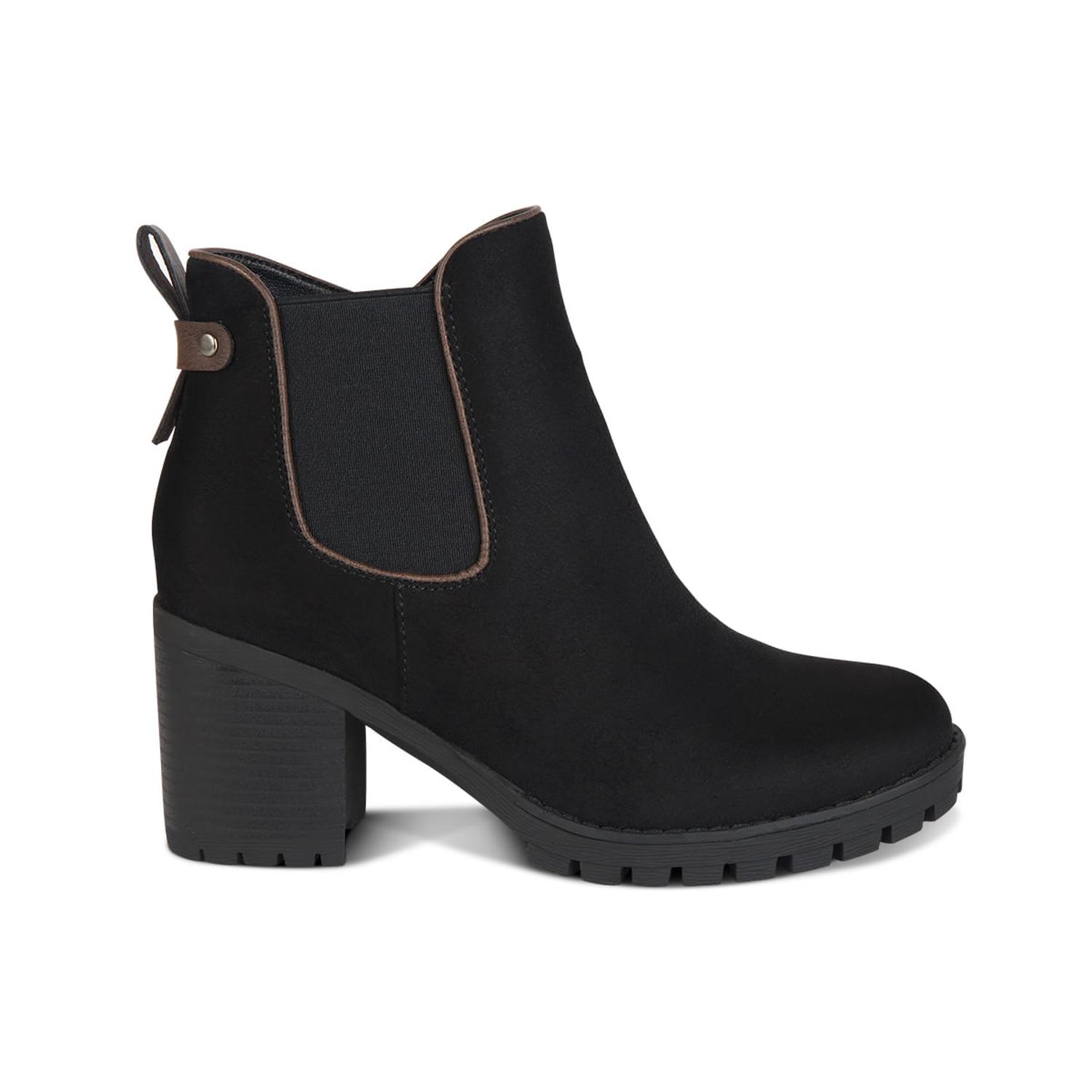 BOTIN CASUAL CON TACO MUJER 7633 NEGRO-STHEF - 2