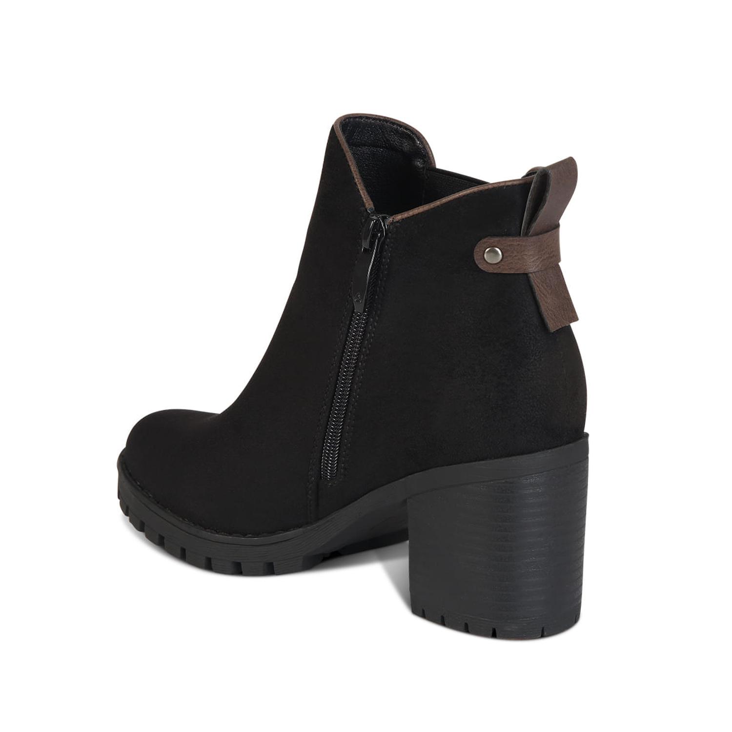 BOTIN CASUAL CON TACO MUJER 7633 NEGRO-STHEF - 4