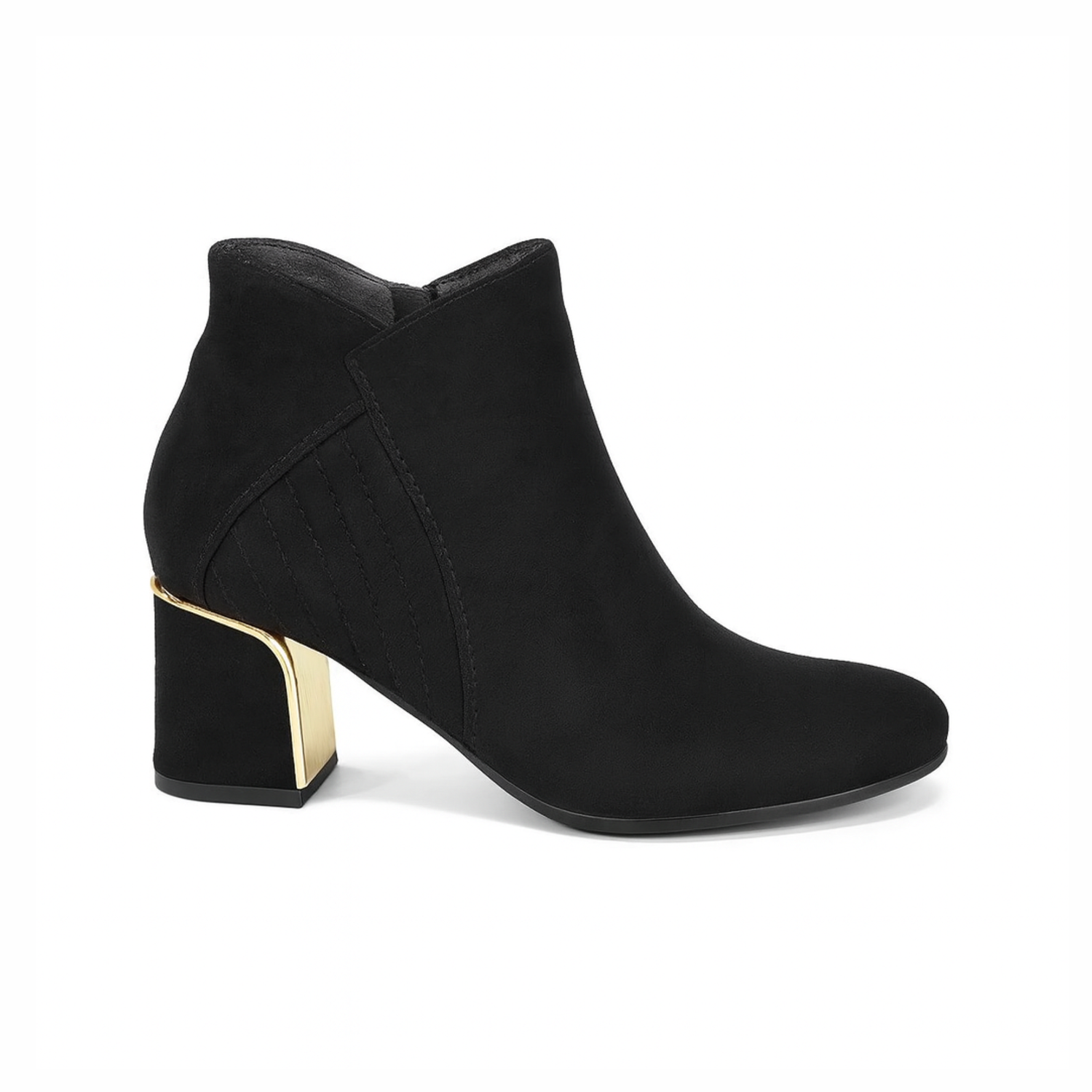 BOTIN CASUAL CON TACO MUJER 7630 NEGRO-STHEF - 1