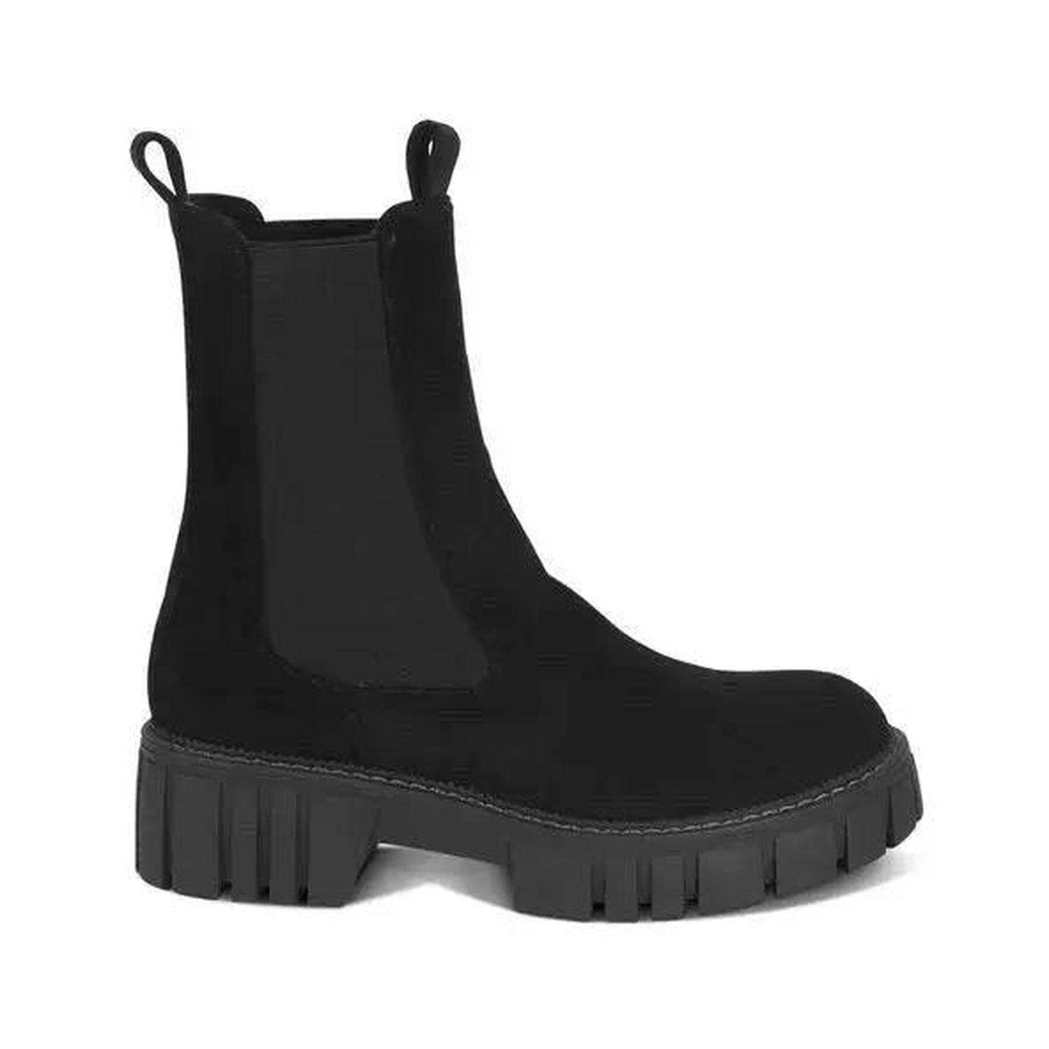 BOTA MUJER STHEF CASUAL NEGRO 7645 - 1