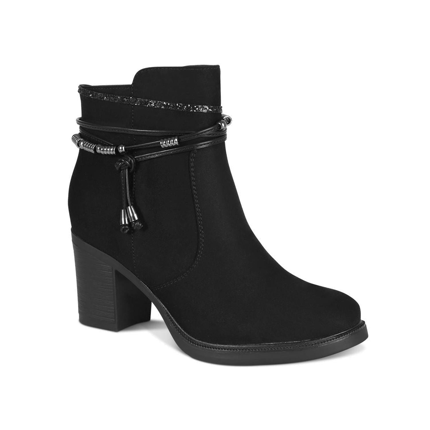 BOTIN CASUAL CON TACO MUJER 7637 NEGRO-STHEF - 1