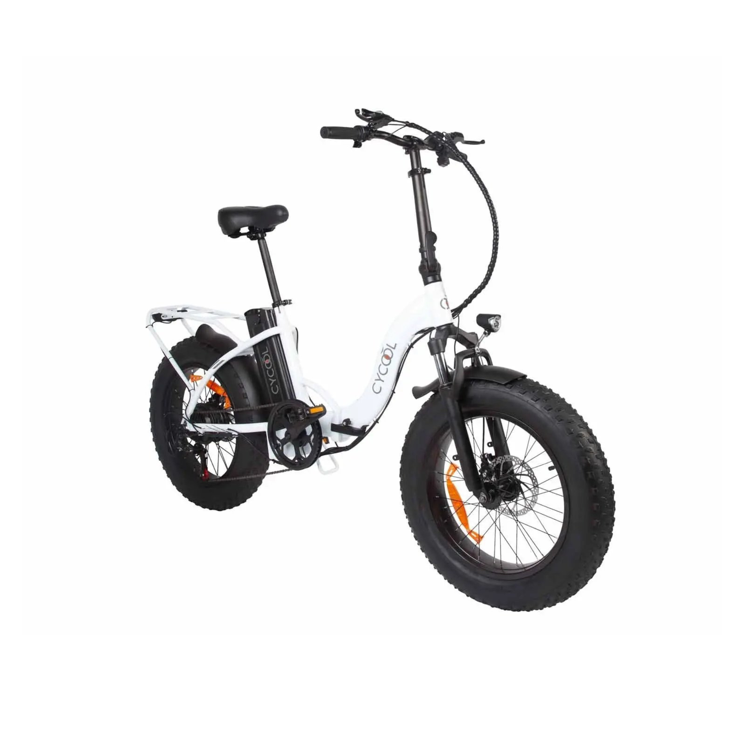 E-BIKE CYCOOL EWILD20W/1005 CON TIMON PLEGABLE, INC. BATERIA, CARGADOR Y LLAVES (MODELO BLANCO) BLANCO 1083969 - 1