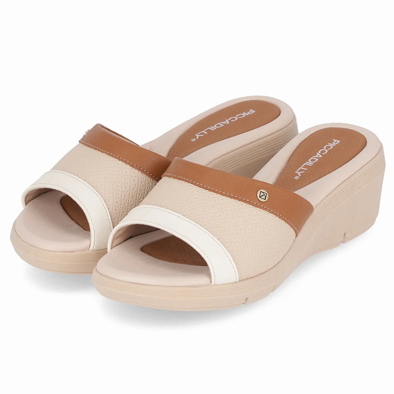 SANDALIA JOANETE PICCADILLY MASCAVO/BRULE/OFF WHITE 54039800000008 NARANJA 1139078 - 2