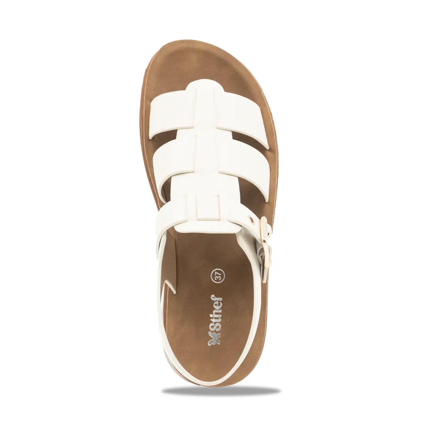 SANDALIA MUJER STHEF CASUAL OFF WHITE 8169 BLANCO 1136507 - 4
