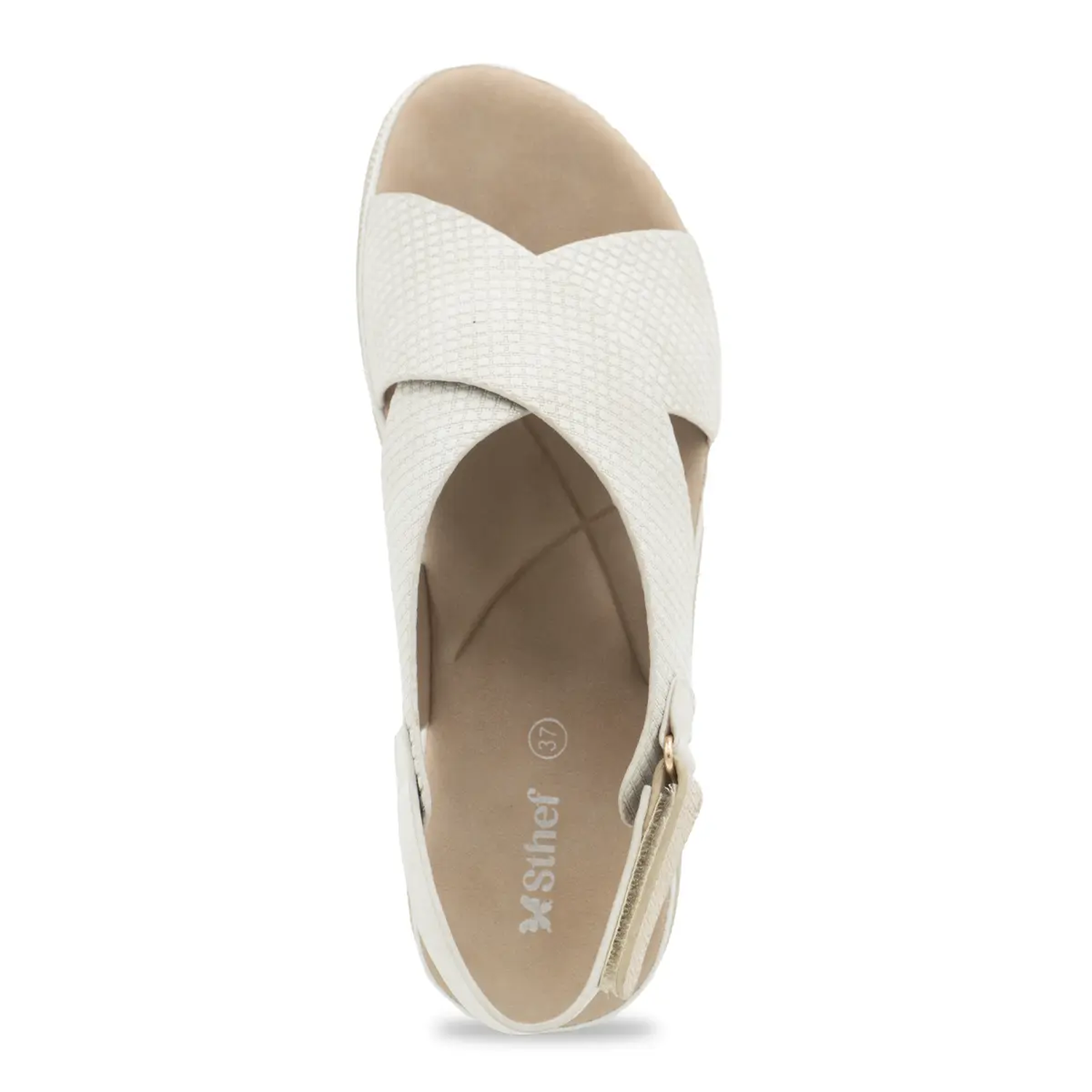 SANDALIA MUJER STHEF CASUAL OFF WHITE 8180 BLANCO 1137460 - 4