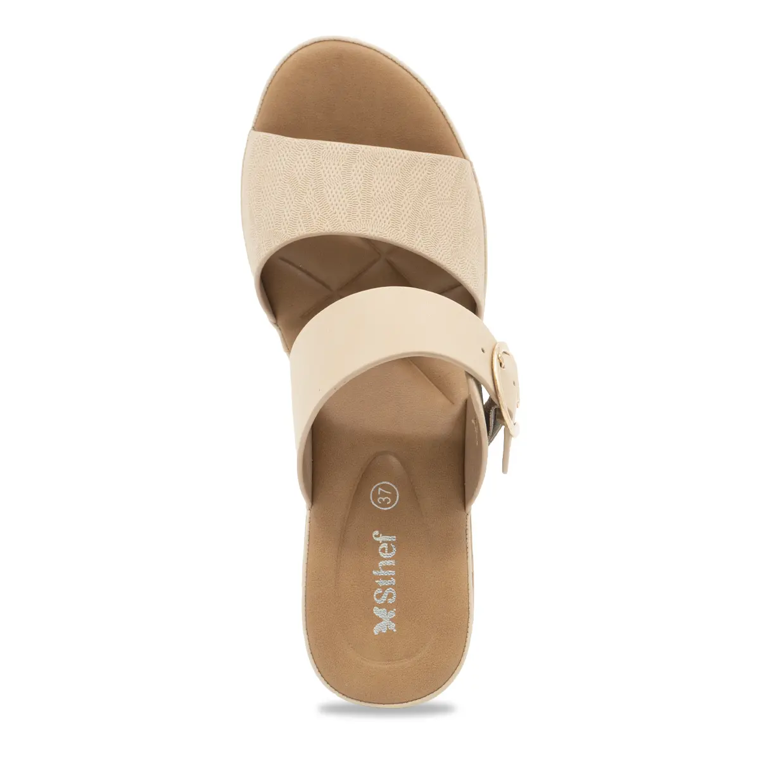 SANDALIA MUJER STHEF CASUAL BEIGE 8175 BEIGE 1137421 - 4