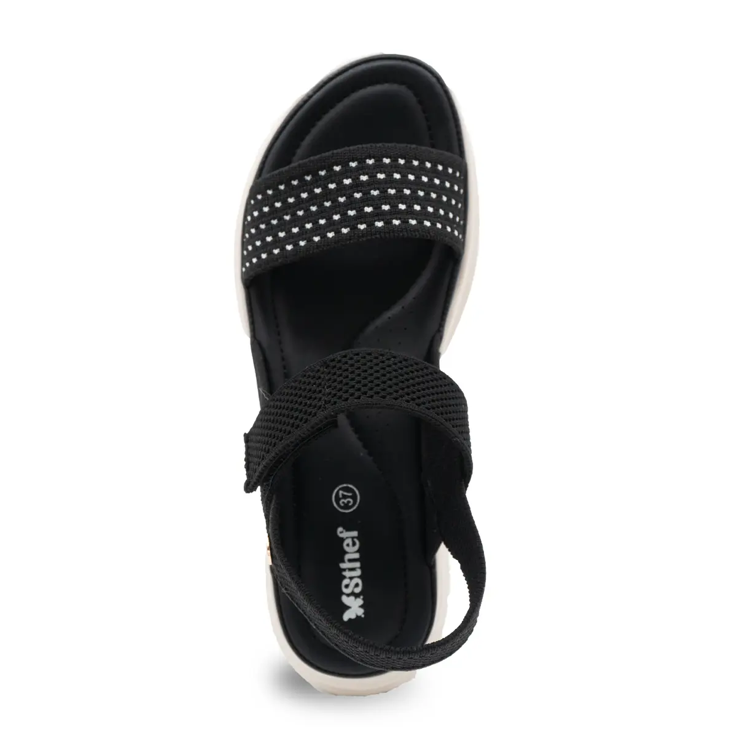 SANDALIA MUJER STHEF CASUAL NEGRO 8151 NEGRO 1136167 - 4