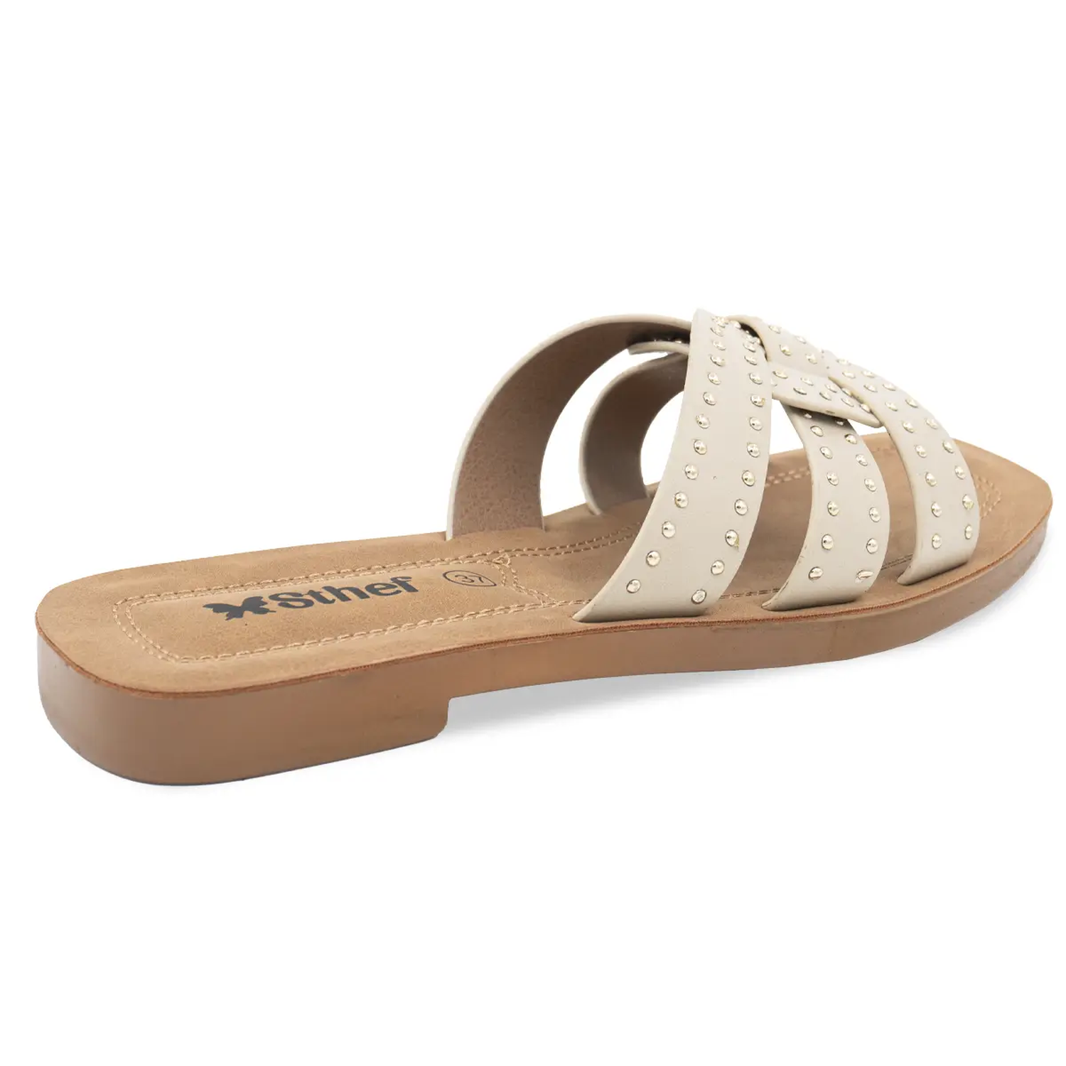SANDALIA MUJER STHEF CASUAL OFF WHITE 8179 BLANCO 1137454 - 3