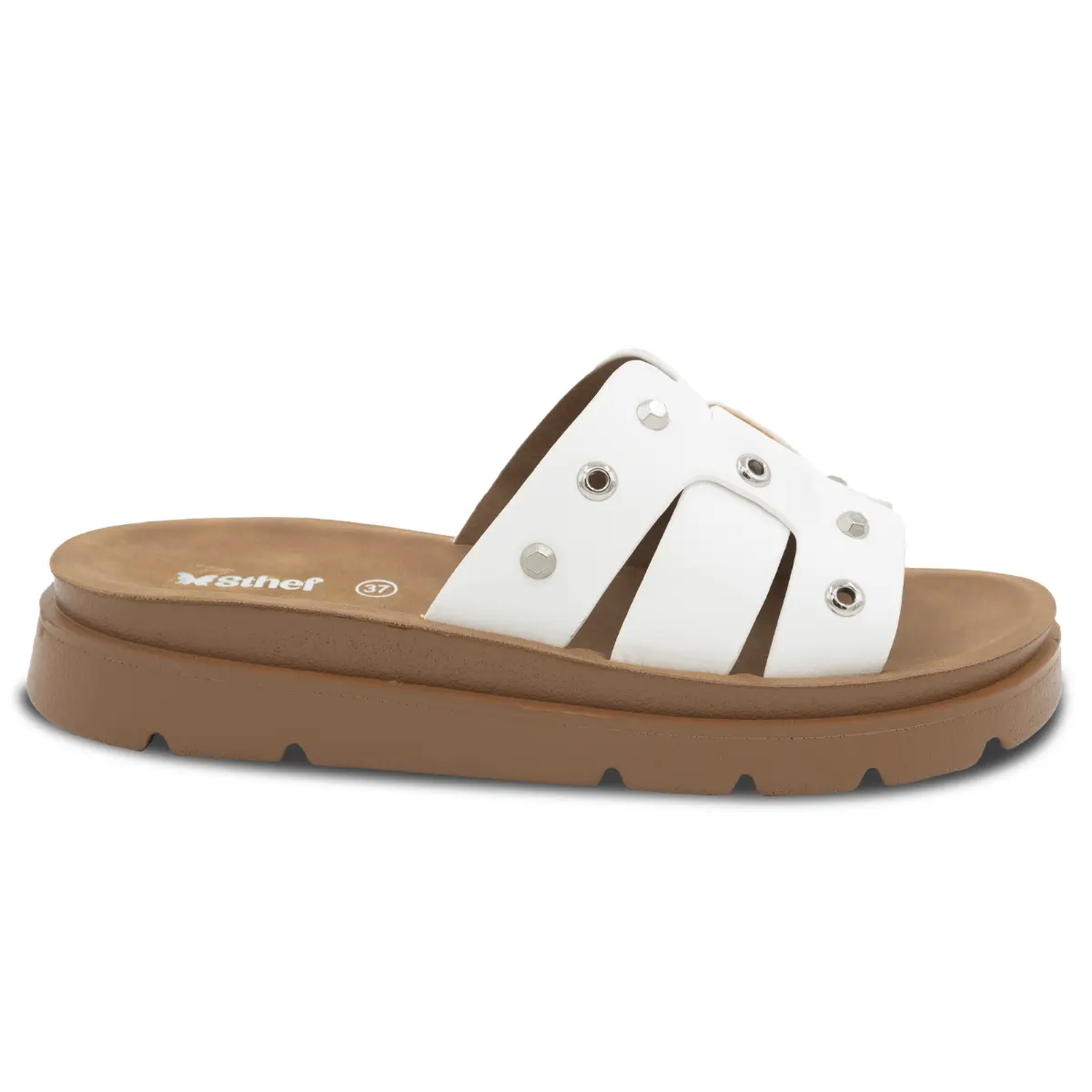 SANDALIA MUJER STHEF CASUAL BLANCO 8168 BLANCO 1136502 - 2