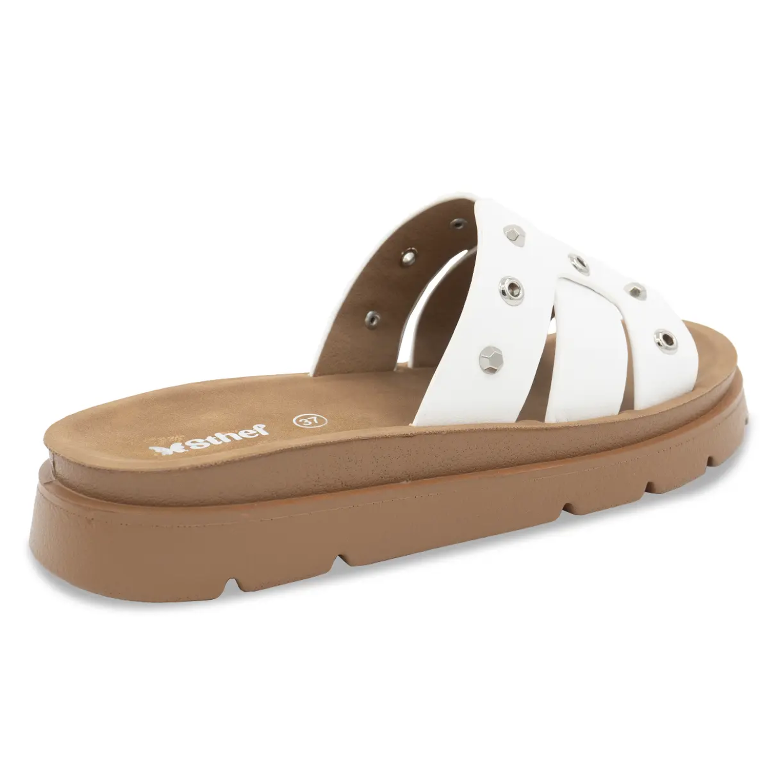SANDALIA MUJER STHEF CASUAL BLANCO 8168 BLANCO 1136502 - 3