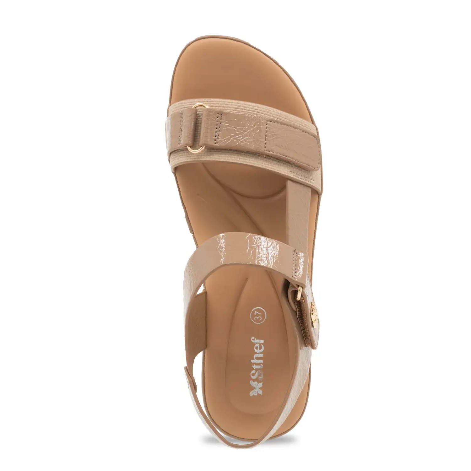 SANDALIA MUJER STHEF CASUAL BEIGE 8173 BEIGE 1137398 - 4