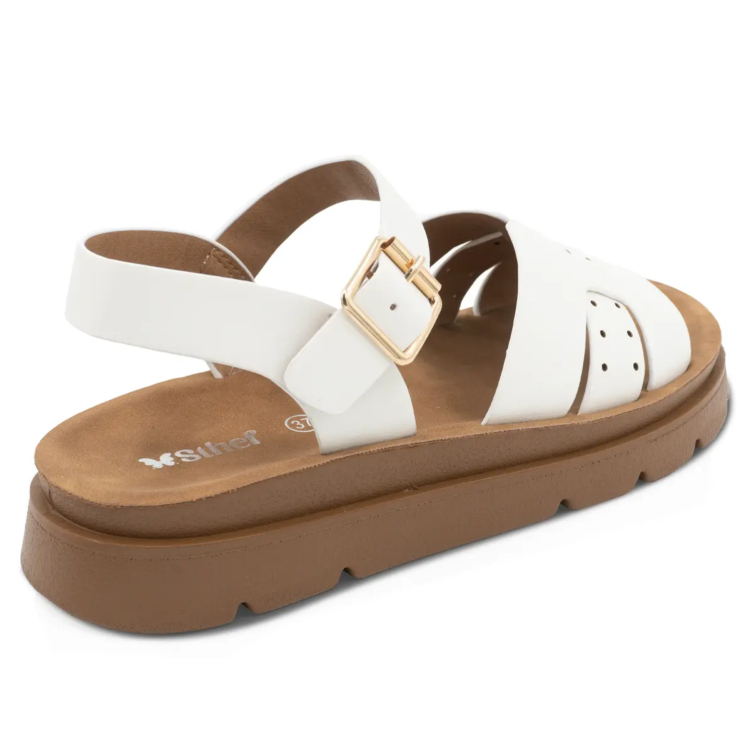 SANDALIA MUJER STHEF CASUAL BLANCO 8167 BLANCO 1136487 - 3